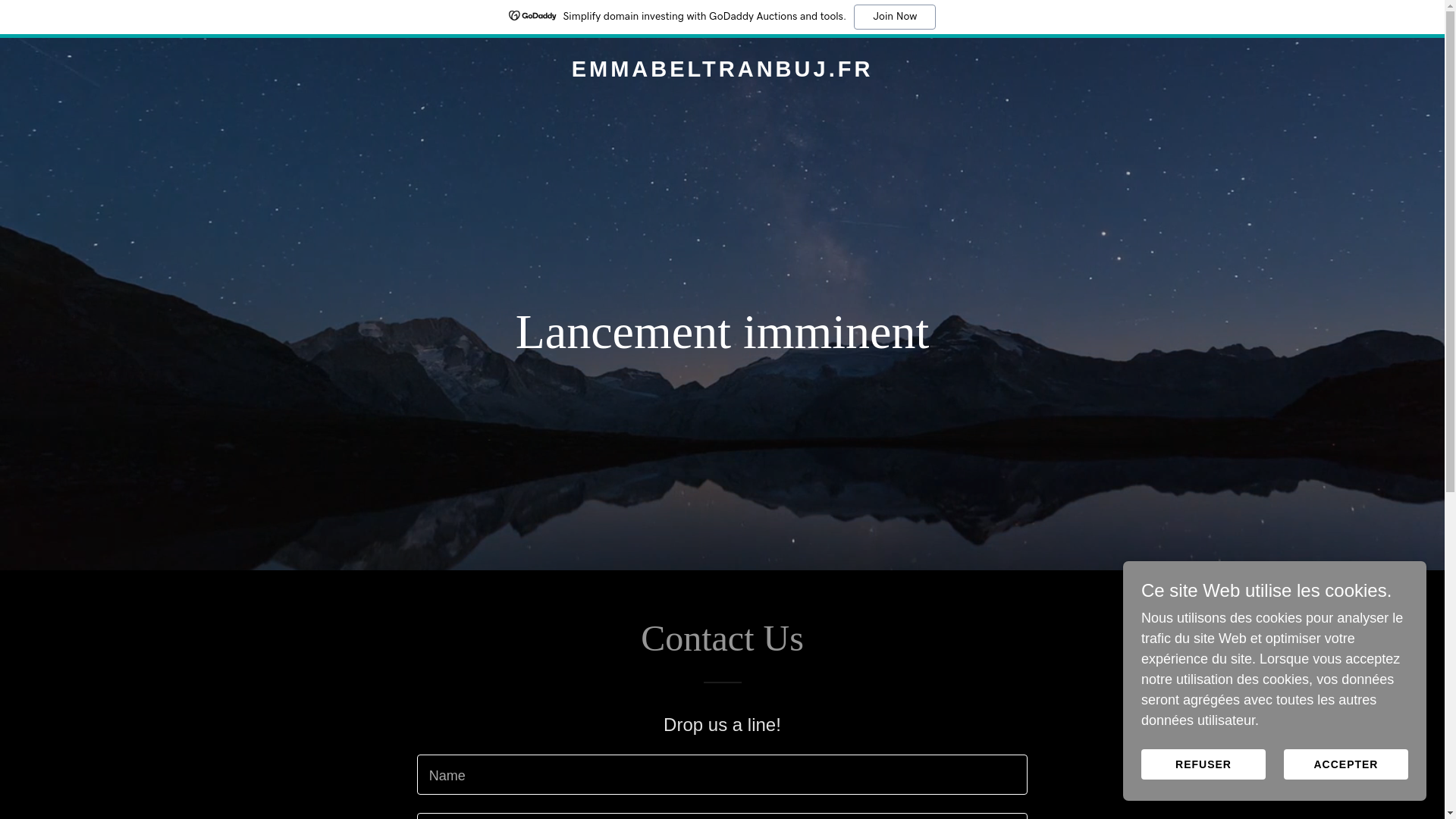 website screenshot of https://emmabeltranbuj.fr/