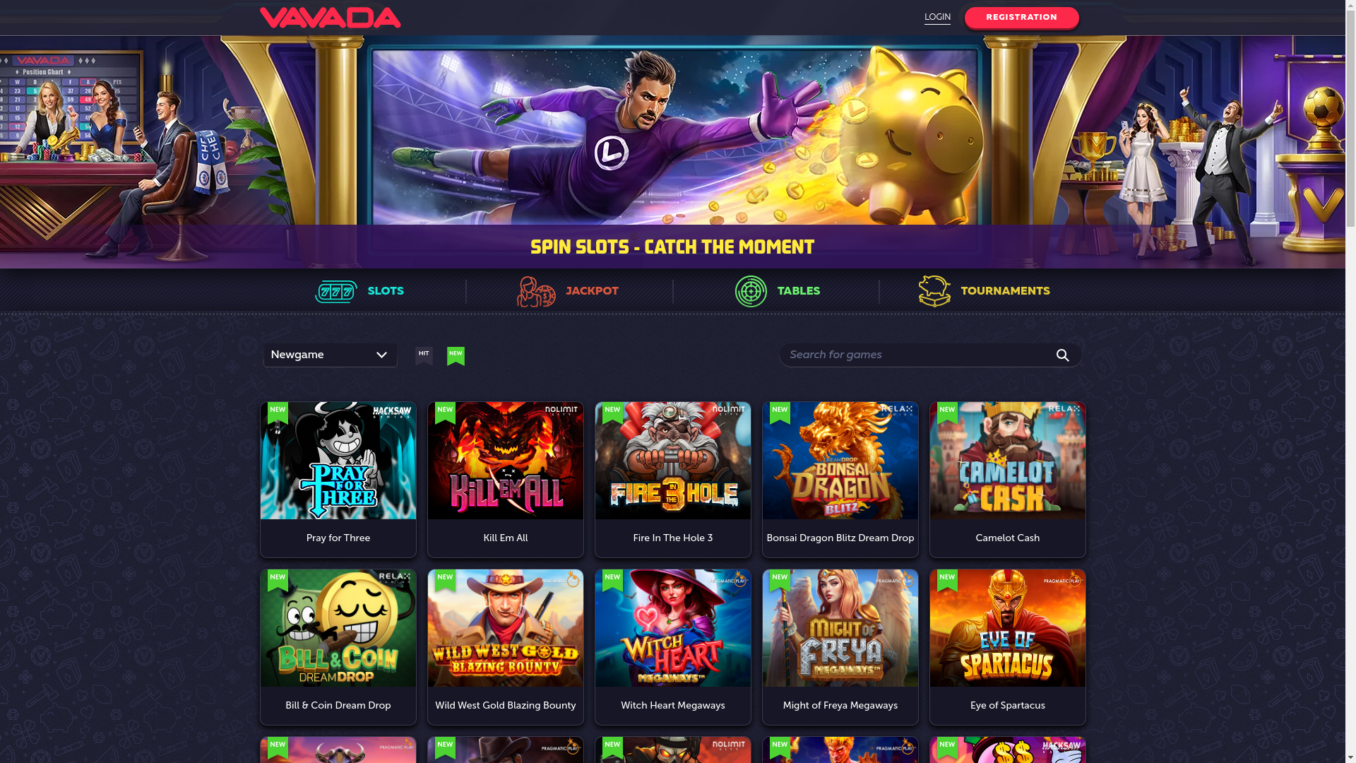 website screenshot of https://vavadamaks.com/