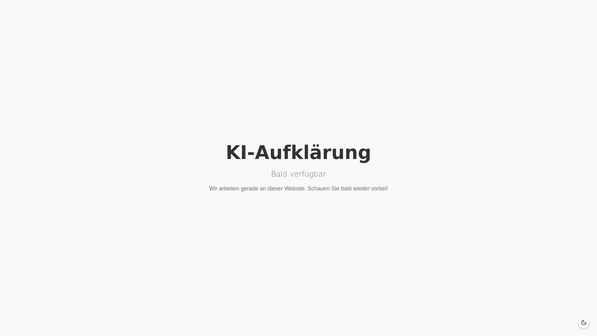 website screenshot of https://ki-aufklaerung.de/