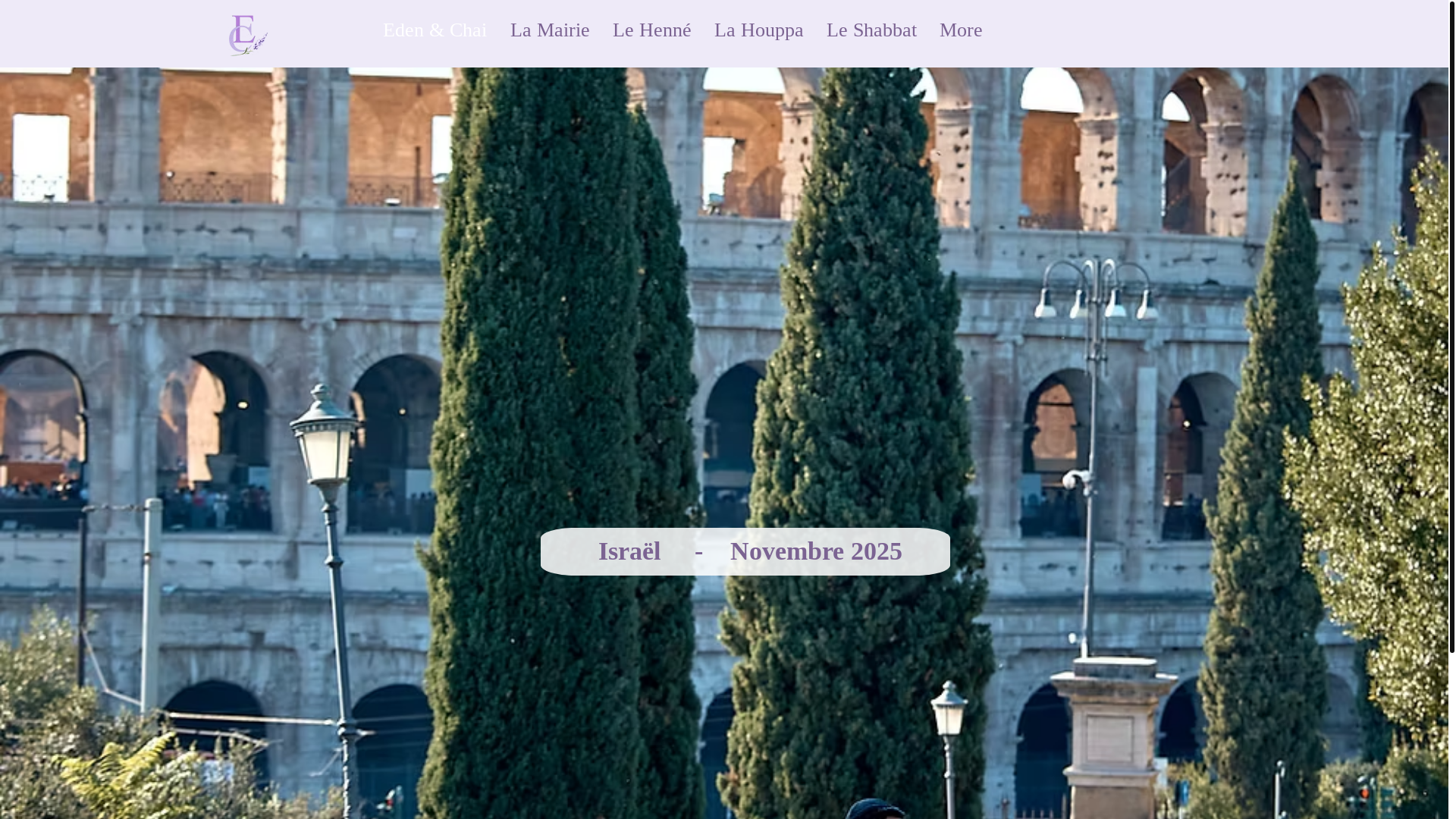 website screenshot of https://mariageedenetchai.com/