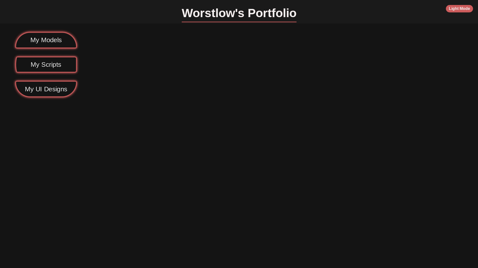 website screenshot of https://worstlow.github.io/wrtsportfolio/