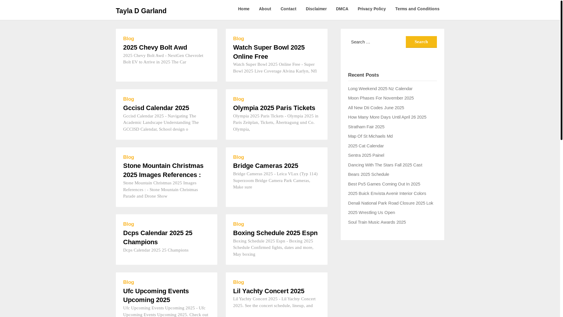 website screenshot of https://tayladgarland.pages.dev/
