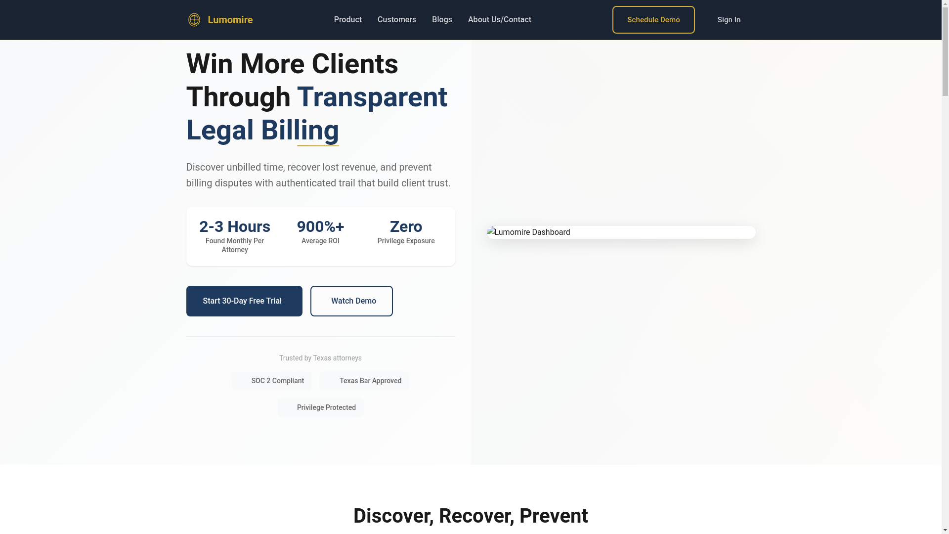website screenshot of https://lumomire-landing-page.pages.dev/