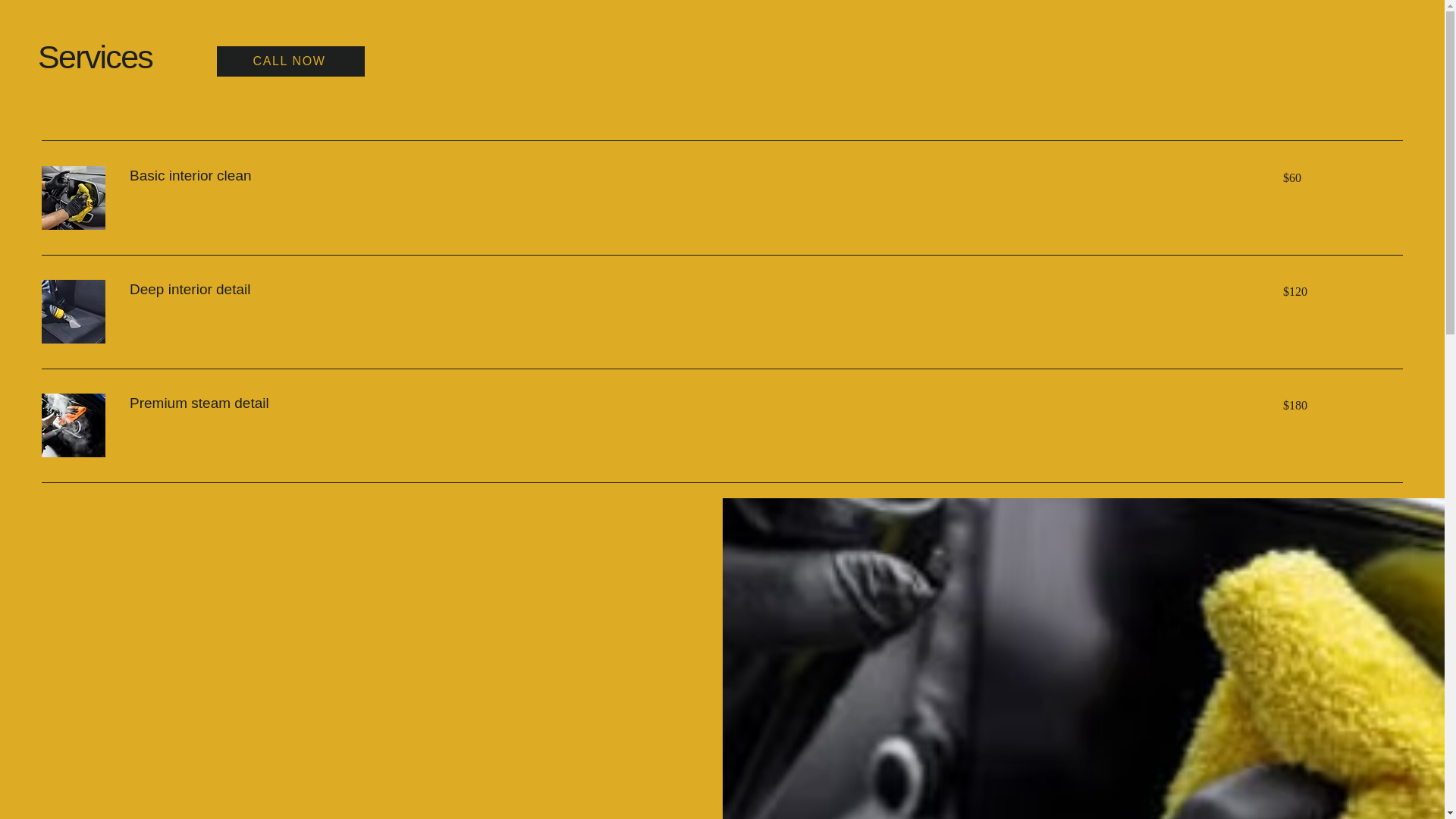 website screenshot of https://bay-area-shine.com/