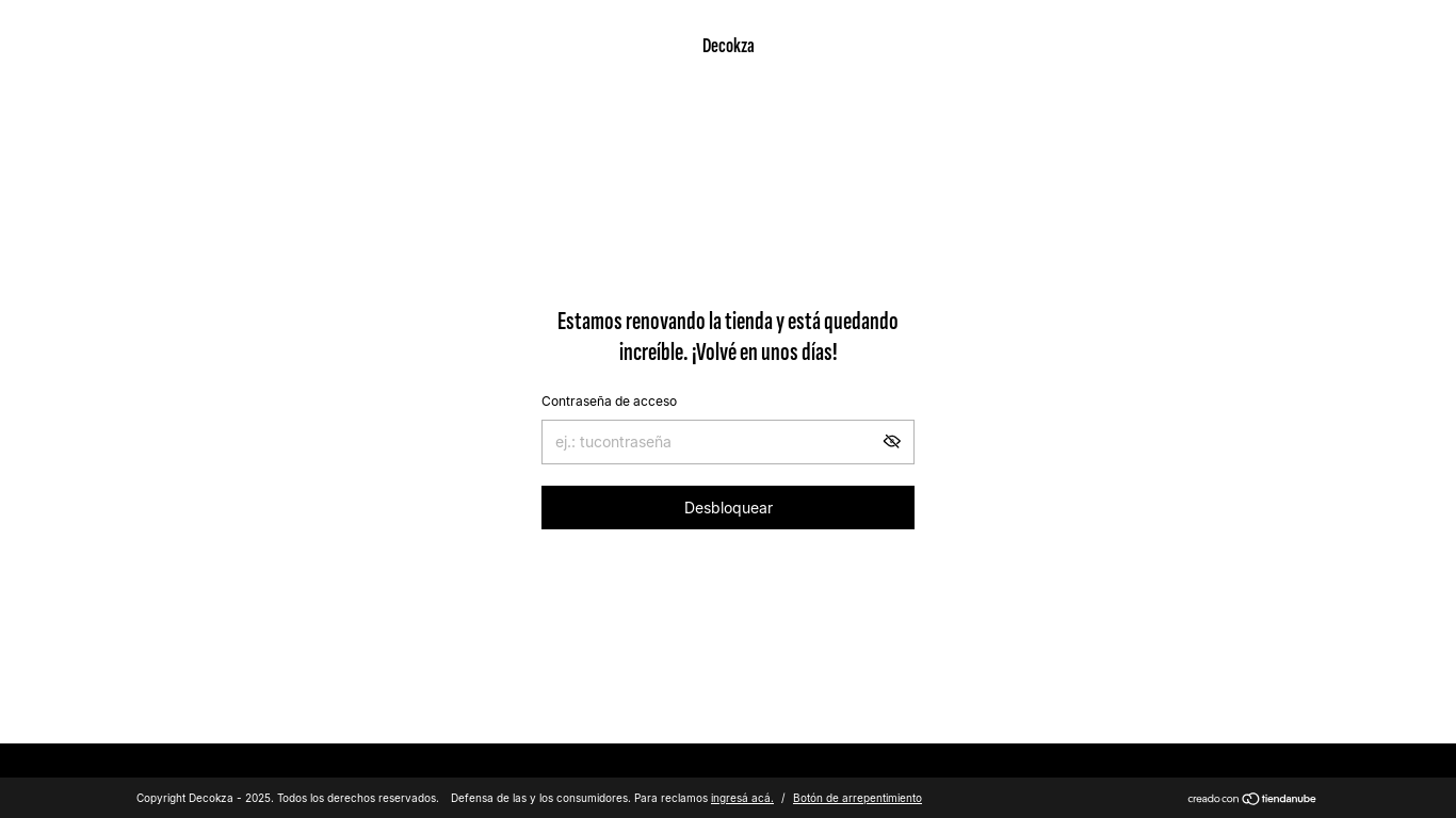 website screenshot of https://decokza.com.ar/