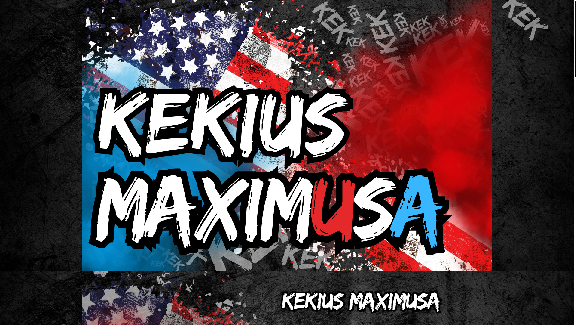 website screenshot of https://kekmaximusa.net/