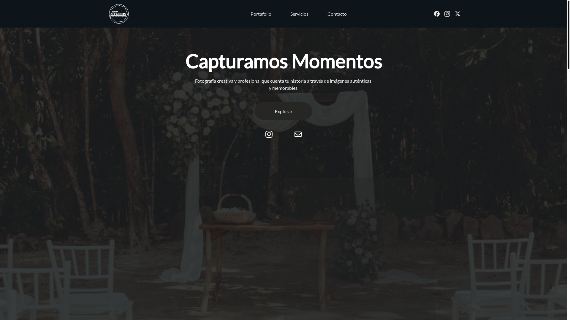 website screenshot of https://35mmstudios.site/