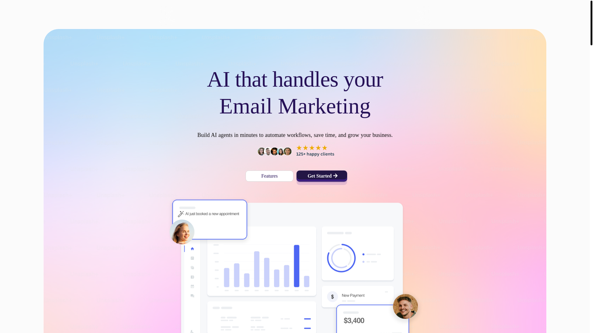 website screenshot of https://kreativweb.ai/