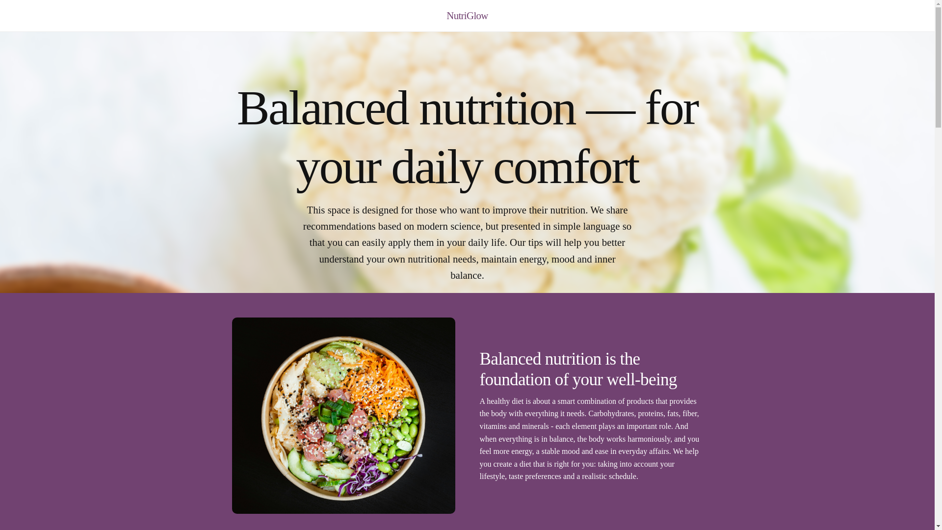 website screenshot of https://nutriglowmy.info/