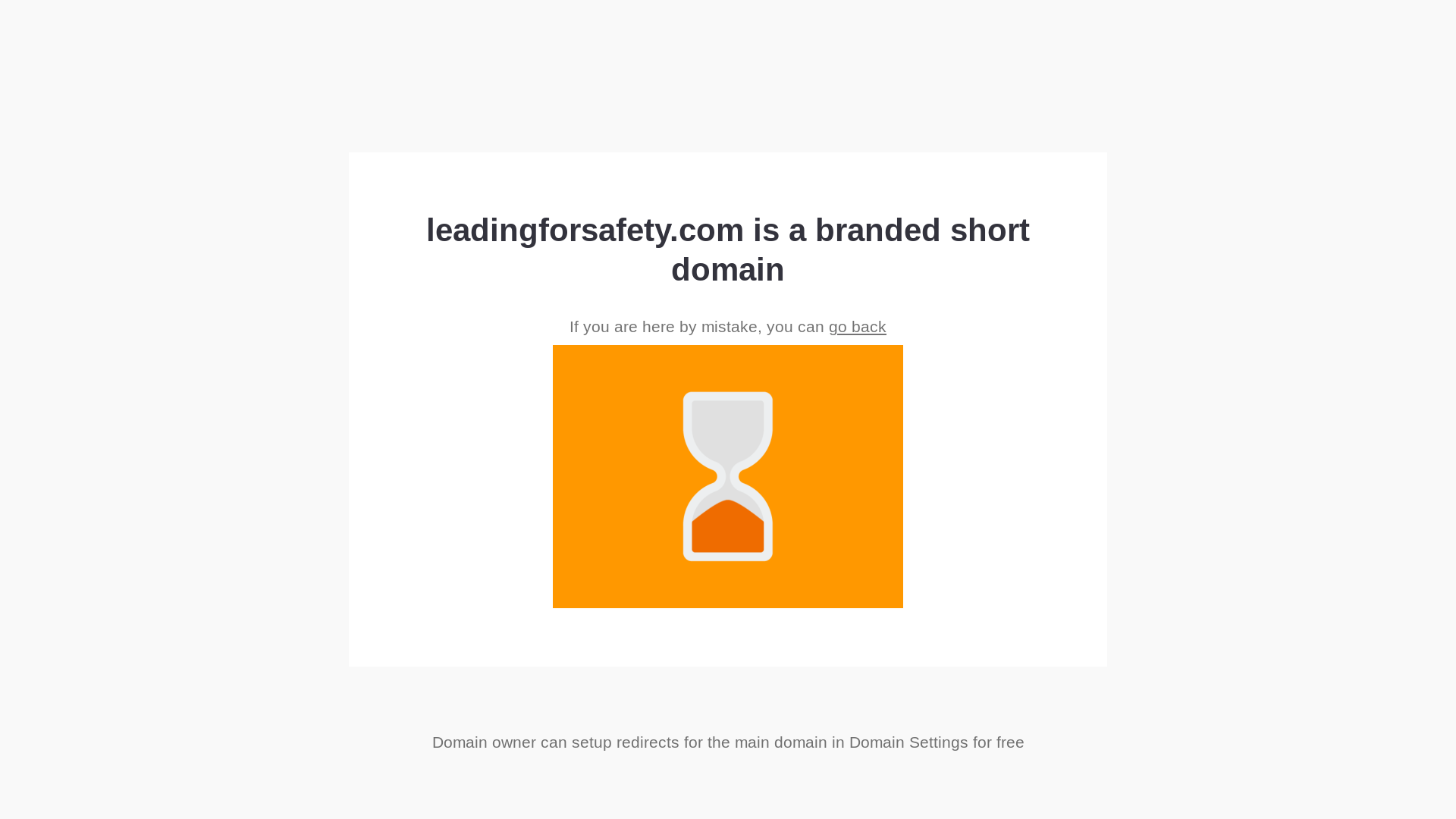 website screenshot of https://leadingforsafety.com/