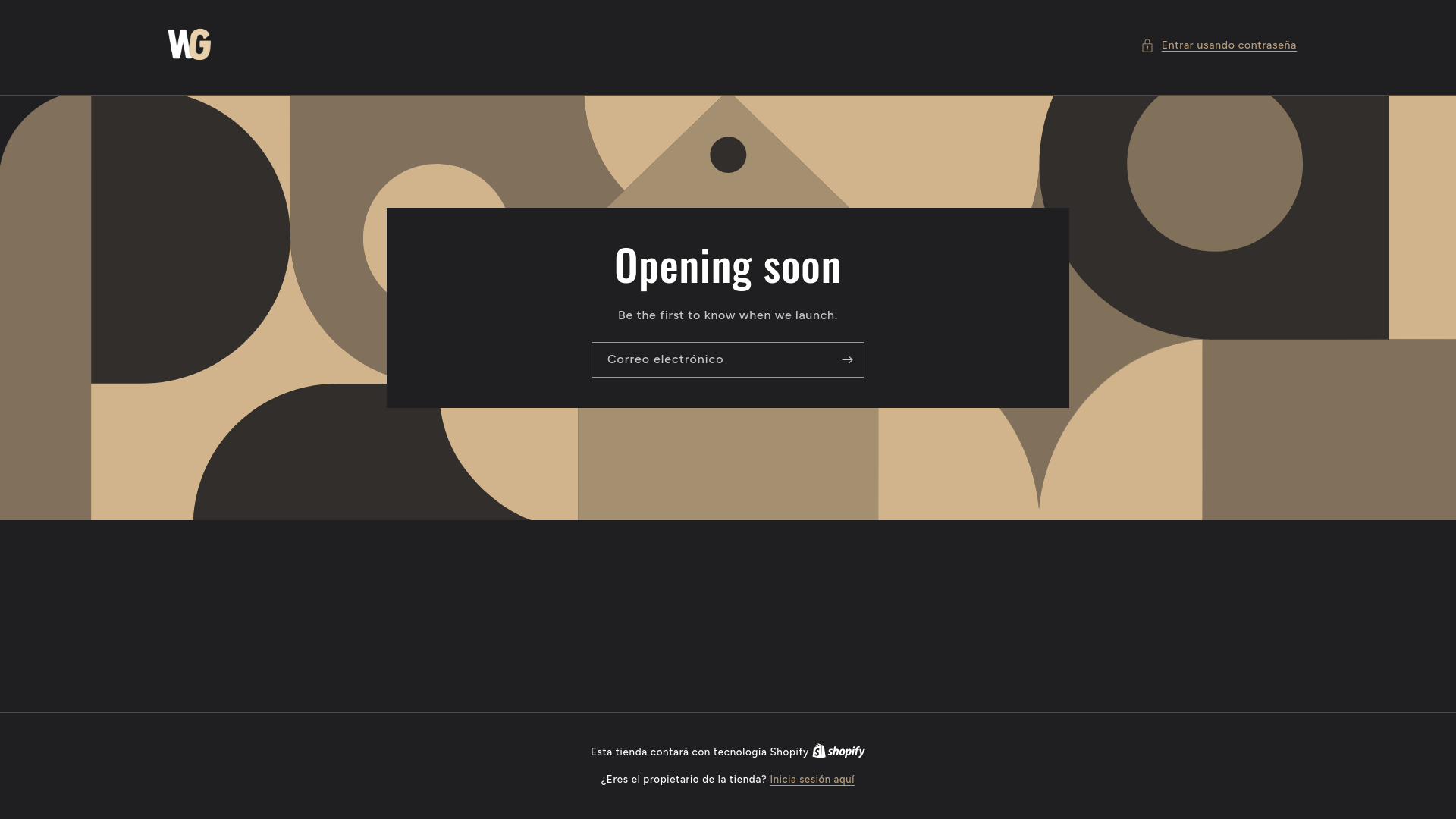 website screenshot of https://whitegoldenbrand.com/