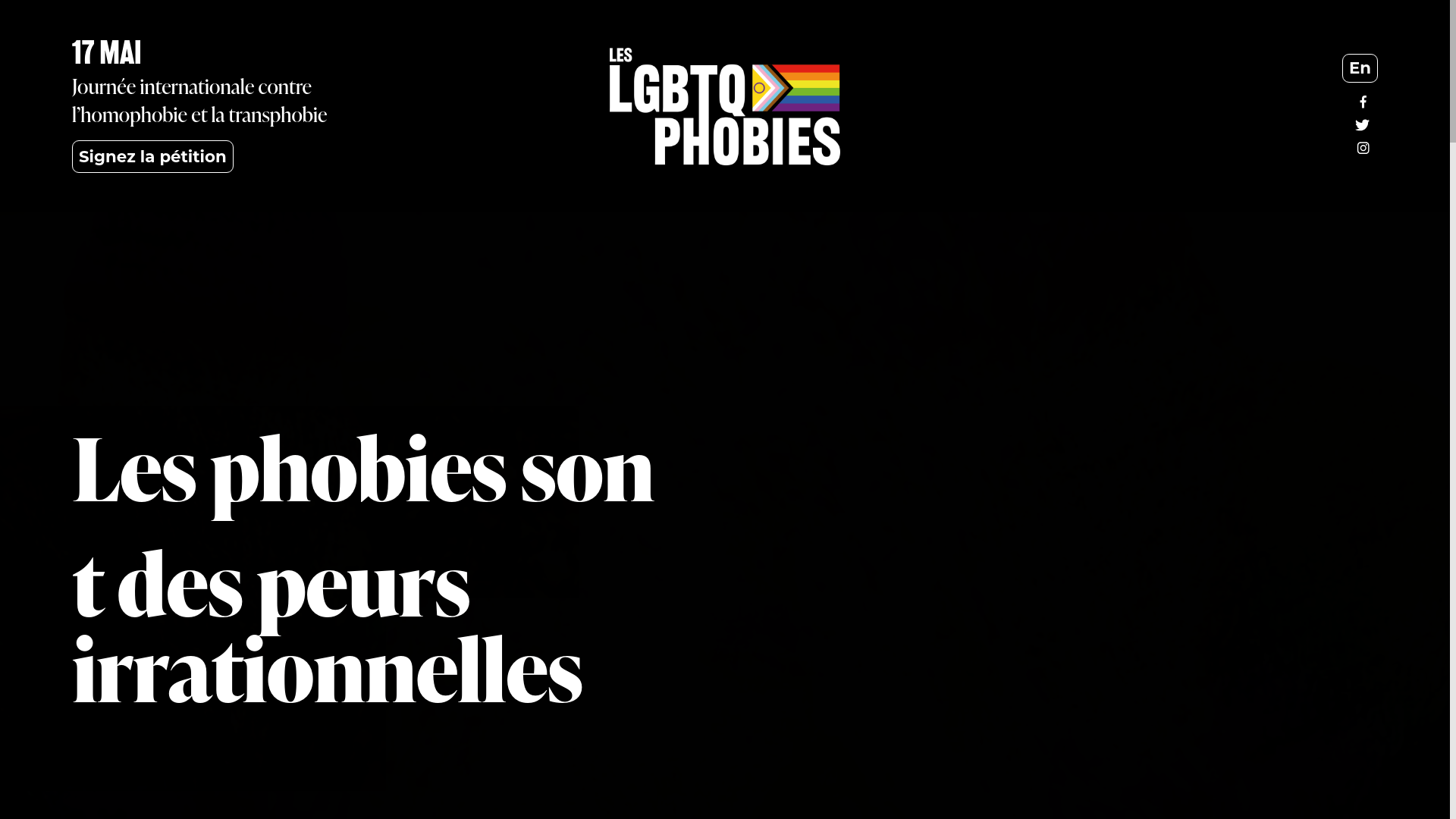 website screenshot of https://lgbtqphobies.ca