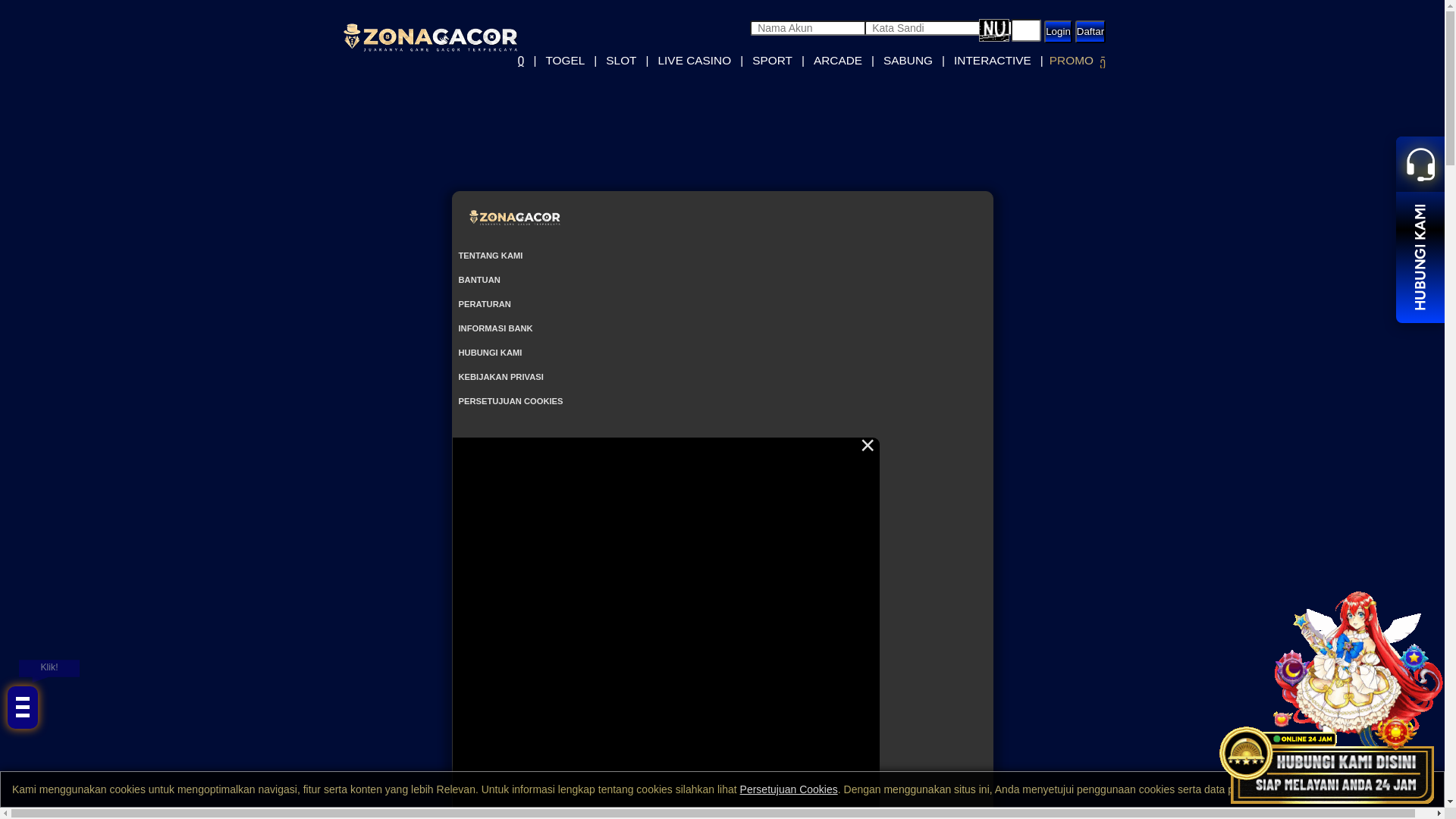 website screenshot of https://zonagams.cfd/