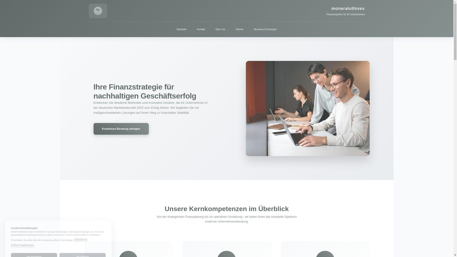 website screenshot of https://moneraluthives.com/