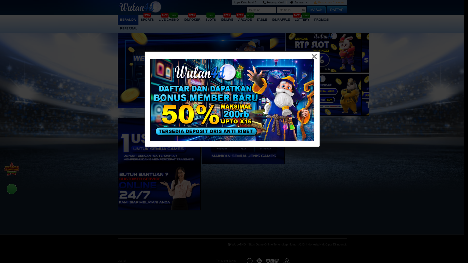 website screenshot of https://jpwulan4d.org/