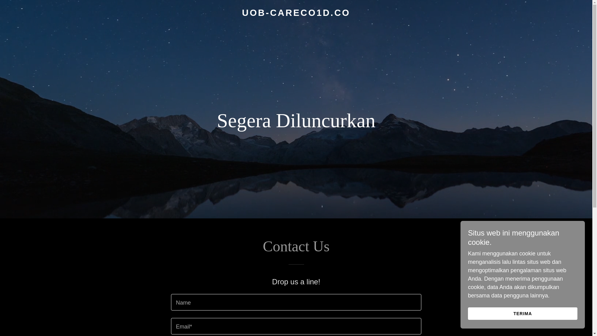 website screenshot of https://uob-careco1d.co/
