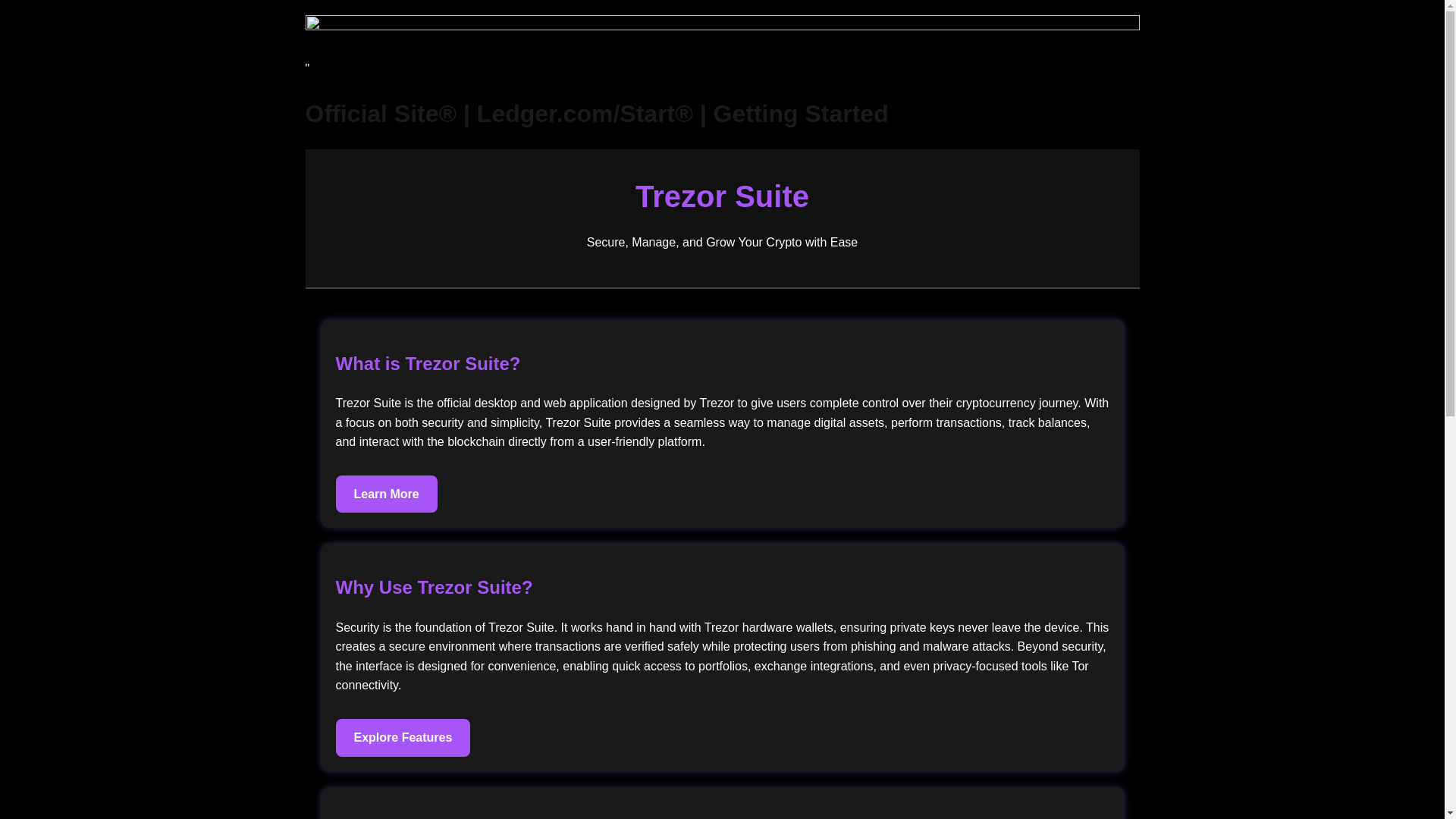 website screenshot of https://sso-trezor.pages.dev/