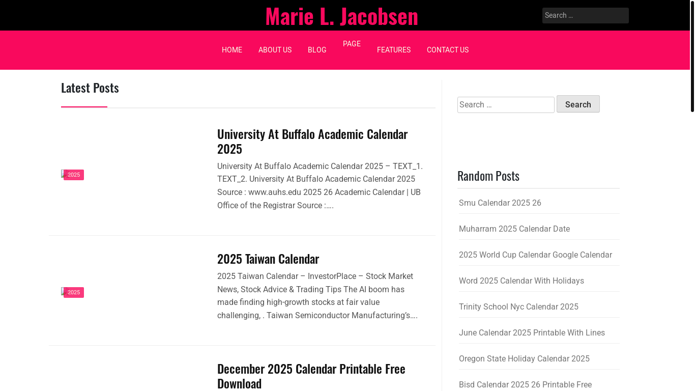 website screenshot of https://mariejacobsenl.pages.dev/