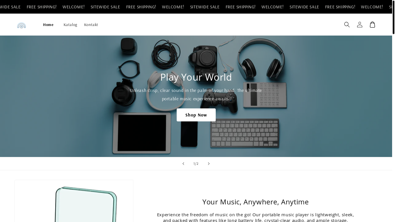 website screenshot of https://clickmag.store/