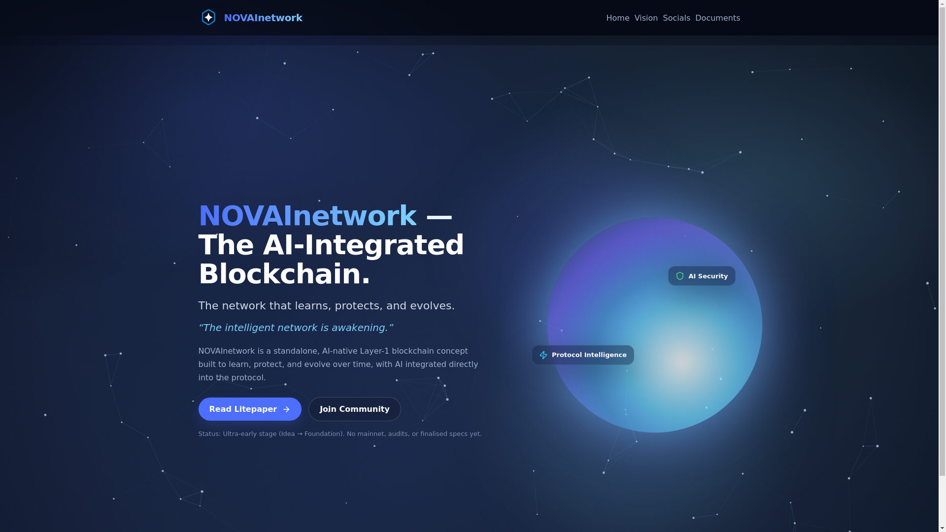 website screenshot of https://novai-site.pages.dev/