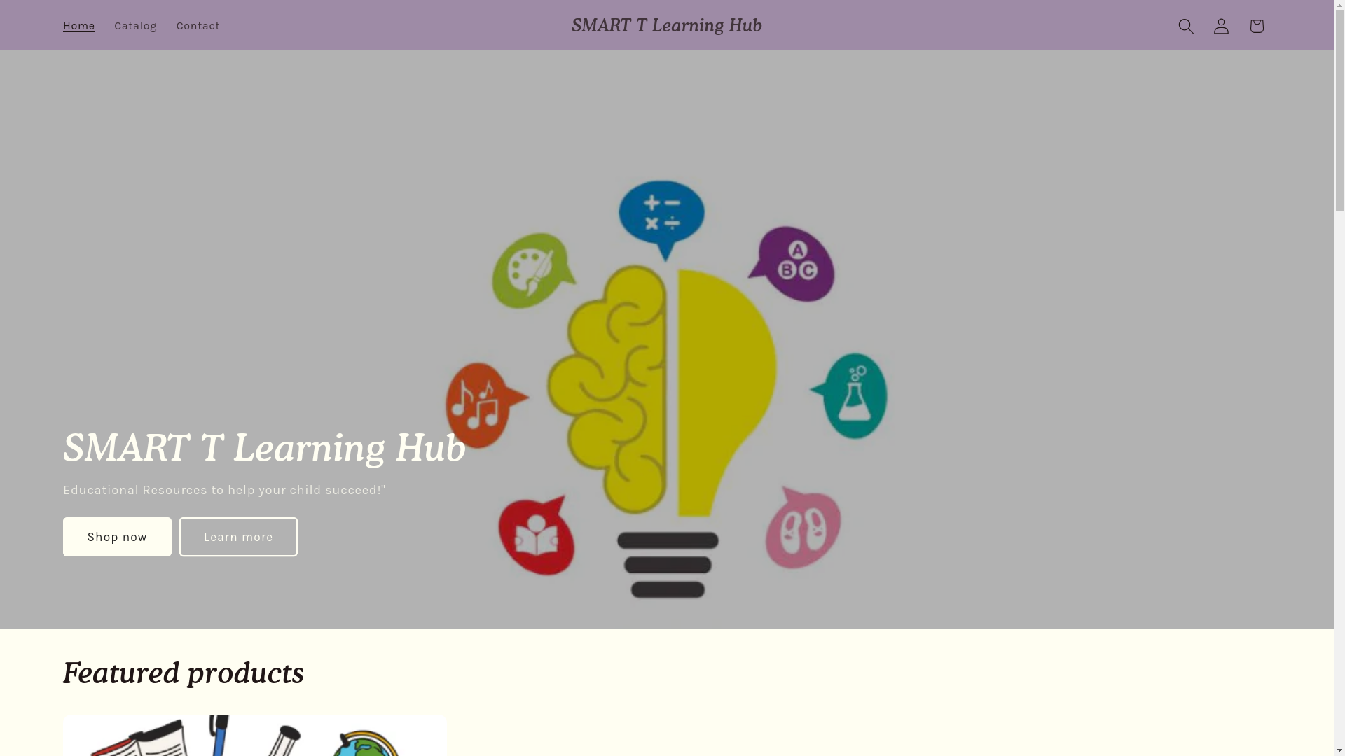 website screenshot of https://smarttlearninghub.com/