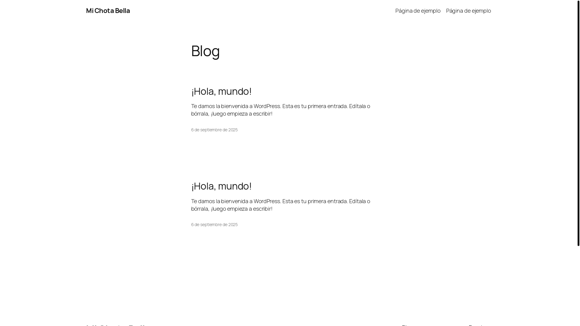 website screenshot of https://michotabella.top/