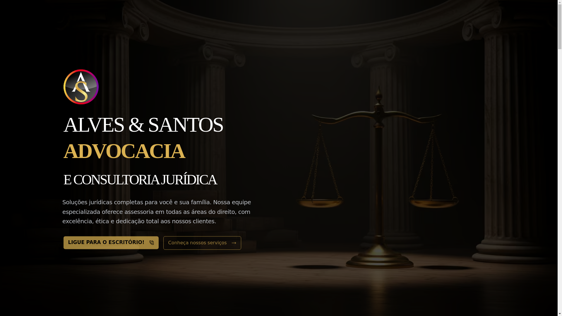 website screenshot of https://alves-santos-advocacia-producao.pages.dev/