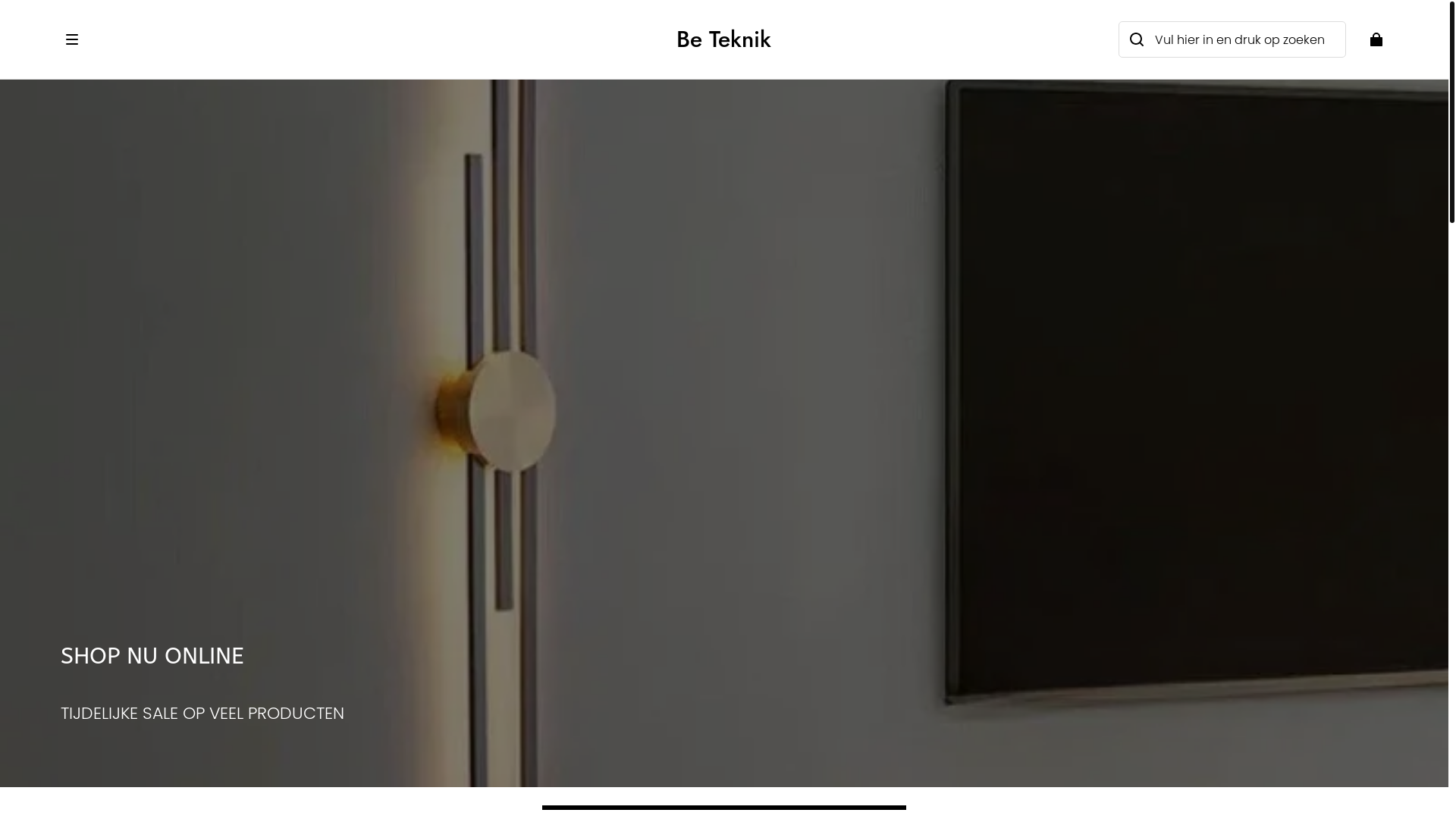 website screenshot of https://teknikbe.com/