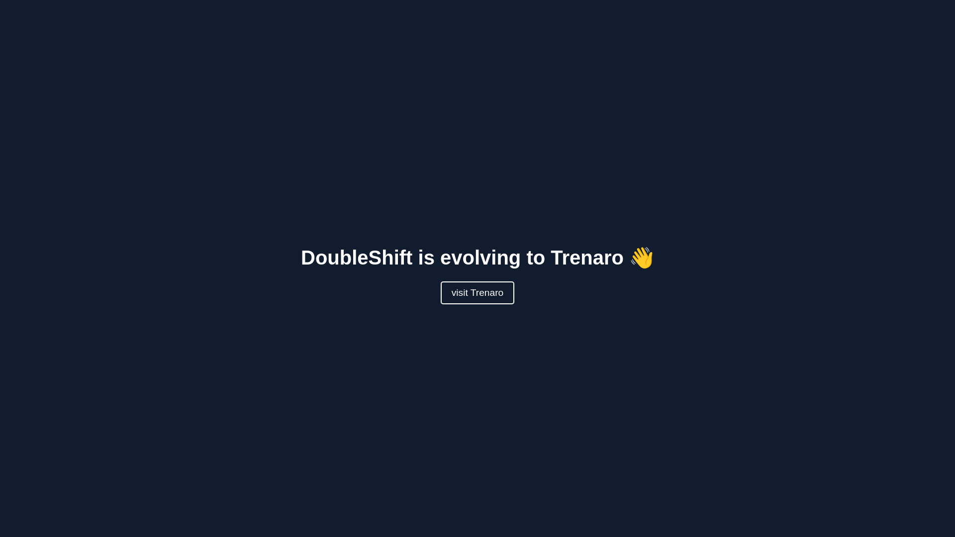 website screenshot of https://doubleshift.ai/
