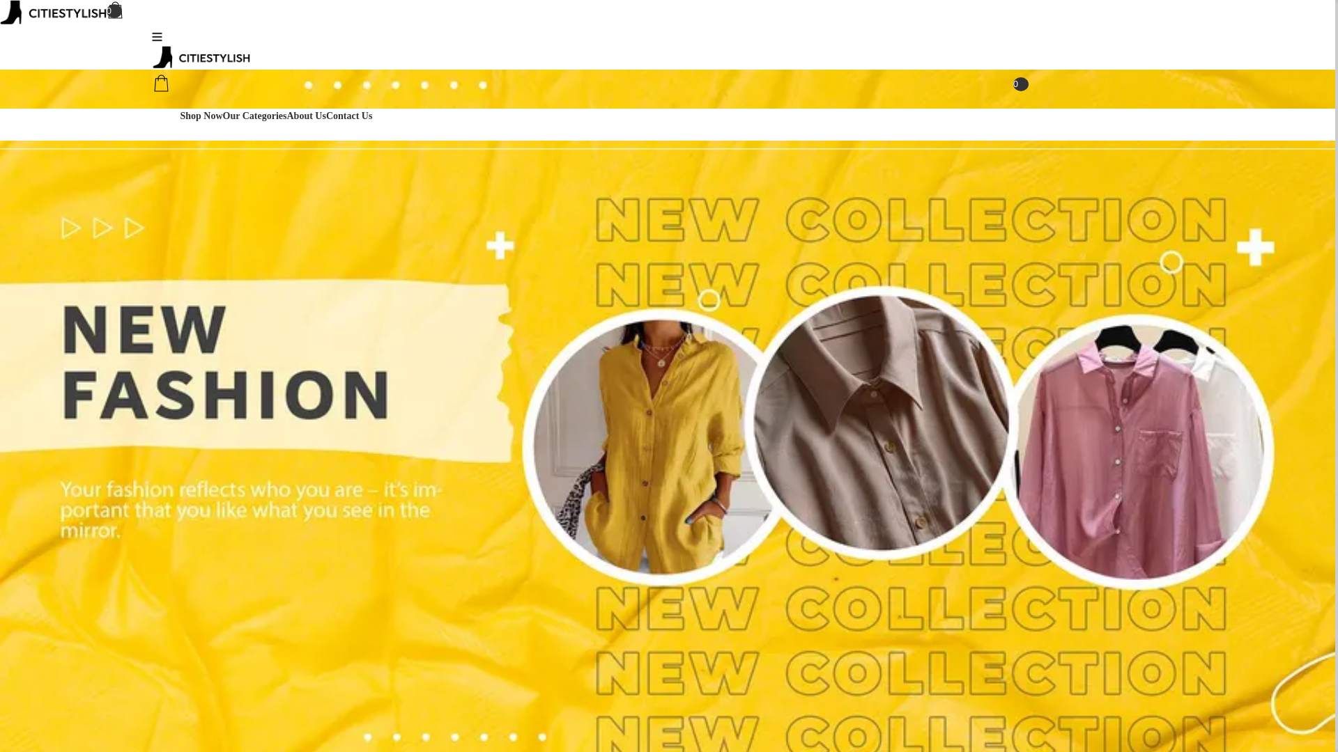 website screenshot of https://citiestylish.com/