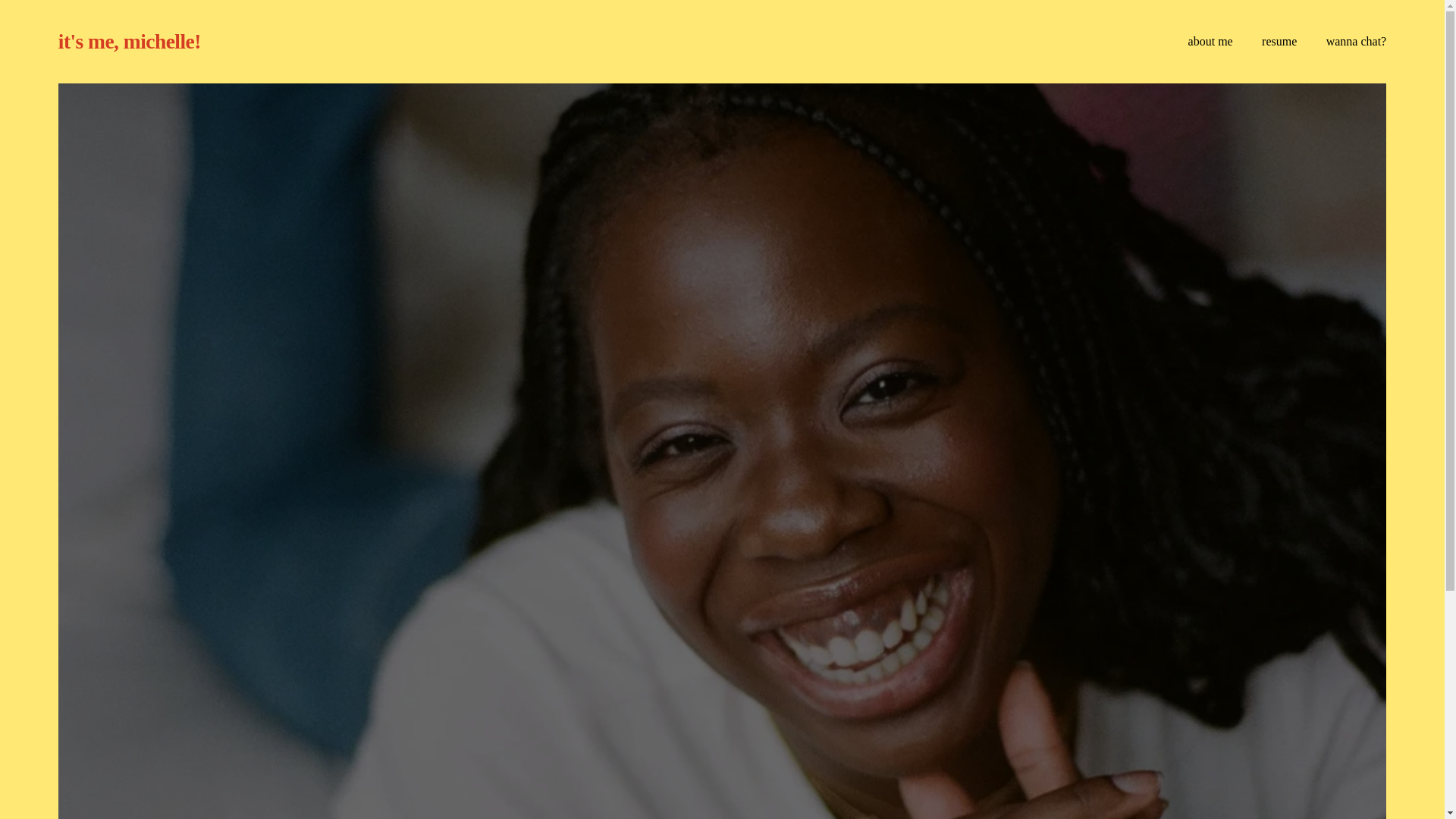 website screenshot of https://michellenbdavis.com/