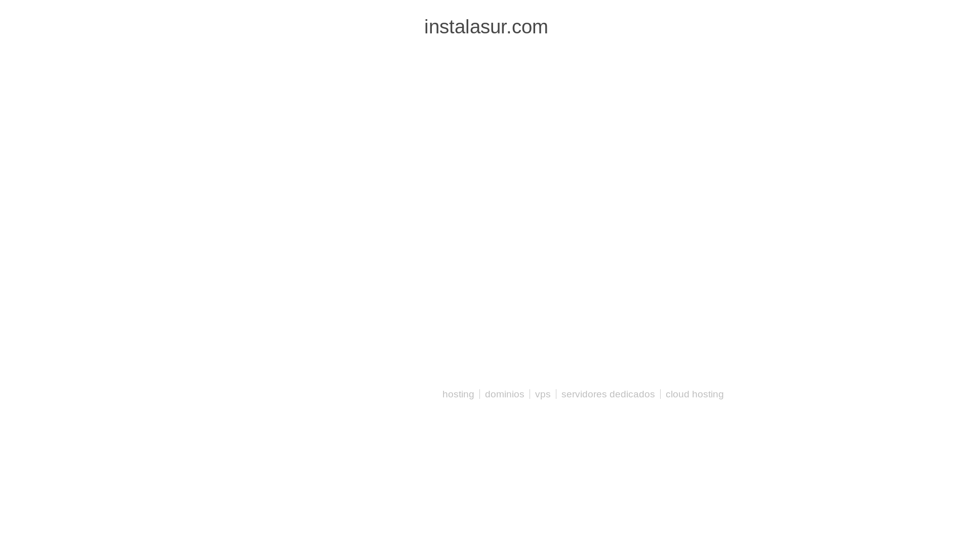 website screenshot of https://instalasur.com/