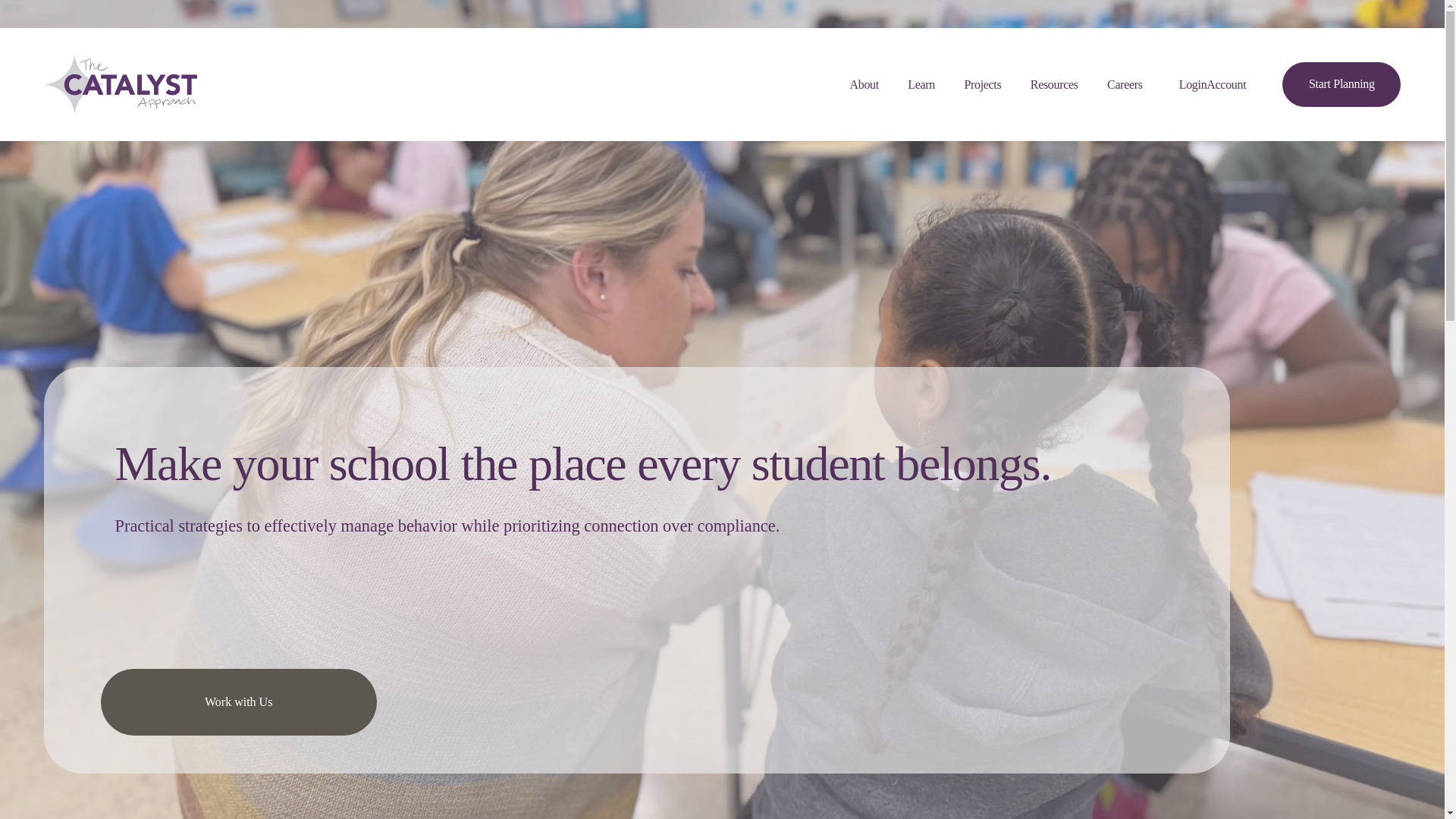website screenshot of https://catalystapproach.info/