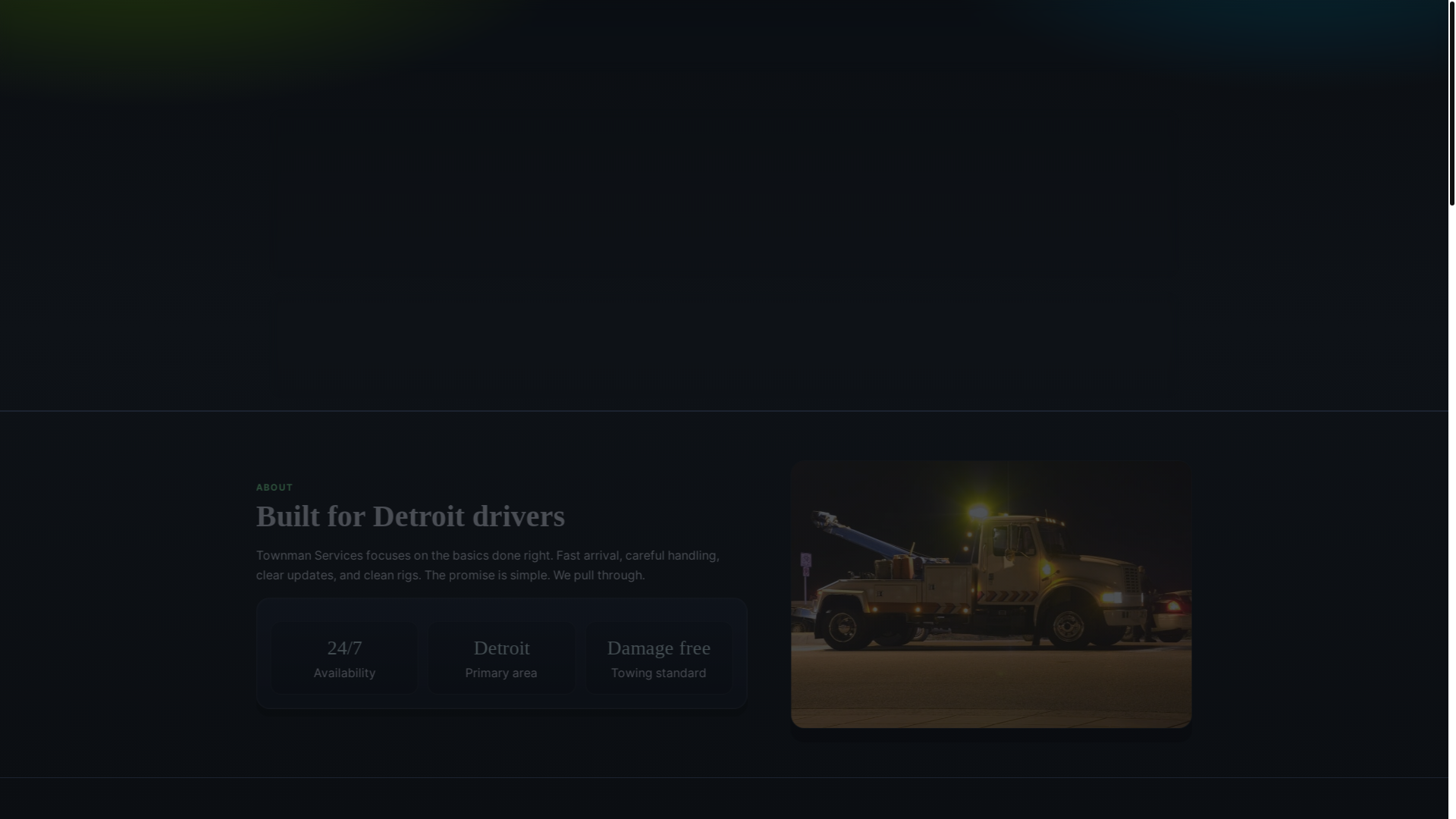 website screenshot of https://townmanservices-site2.pages.dev/