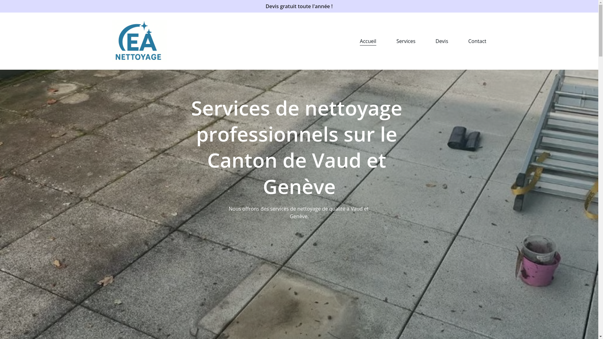 website screenshot of https://eajvazi-nettoyages.ch/
