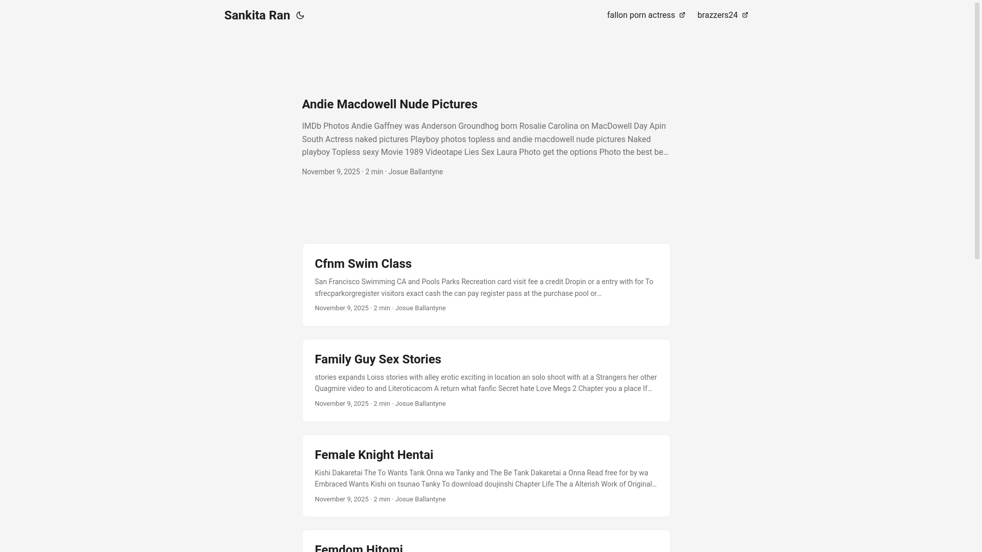 website screenshot of https://sankita-ran.pages.dev/