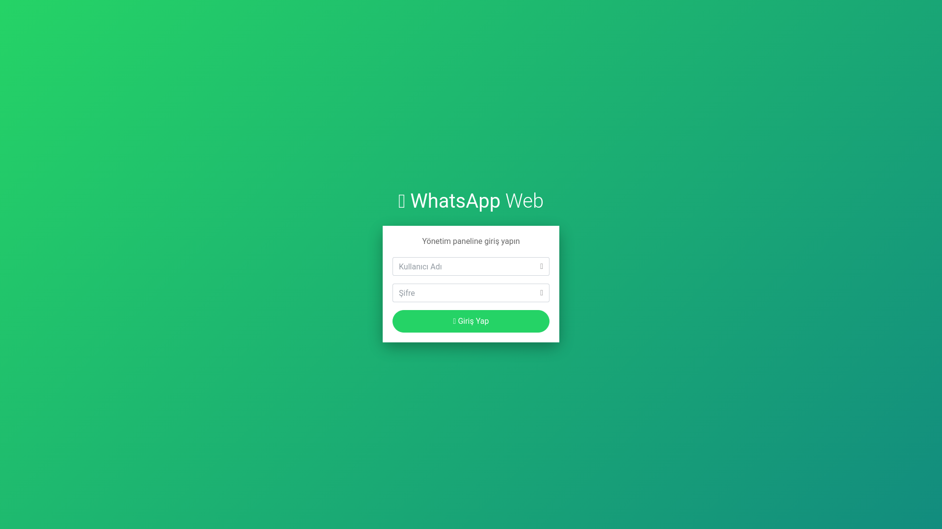website screenshot of https://whatsappapisistemi.com/