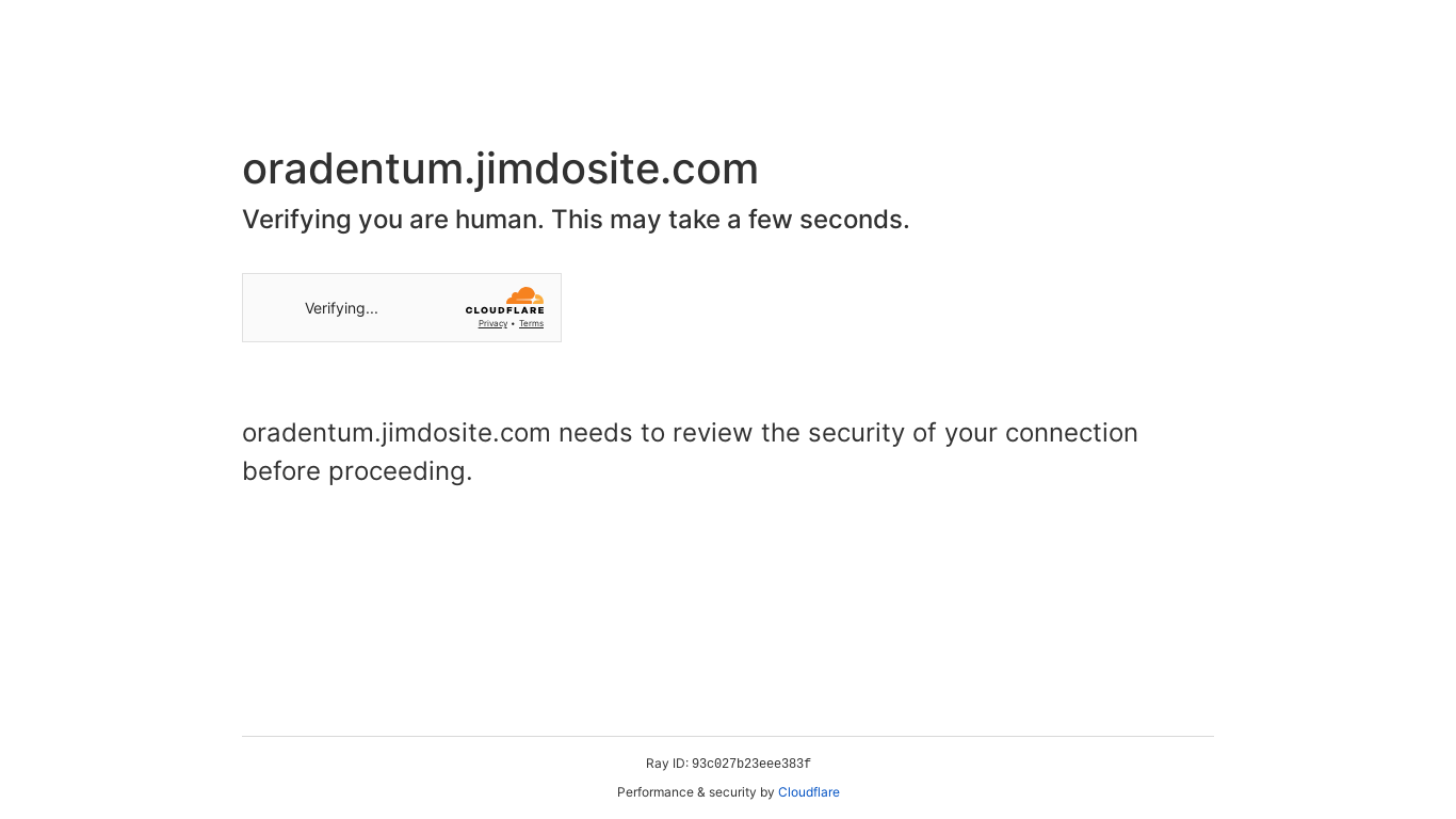 website screenshot of https://oradentum.jimdosite.com/