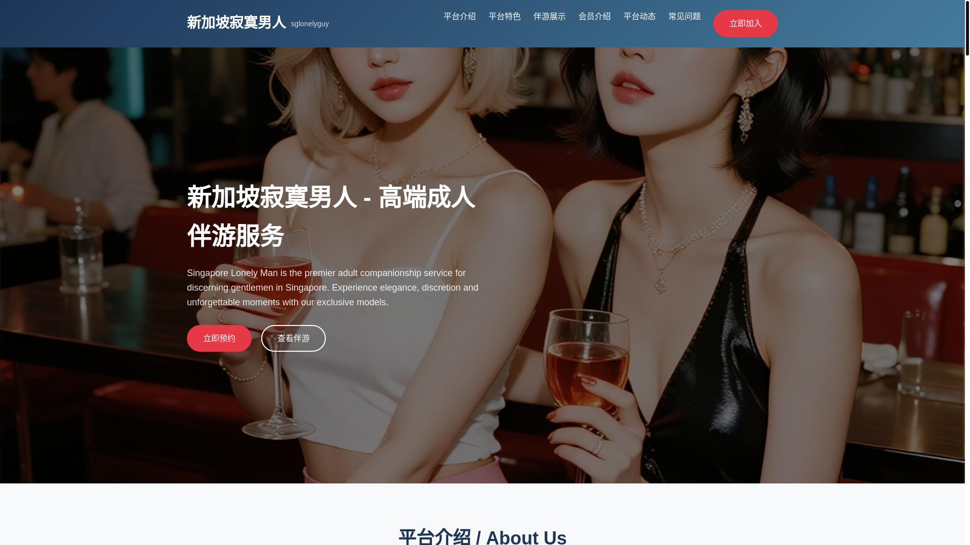website screenshot of https://sglonelyman.pages.dev/