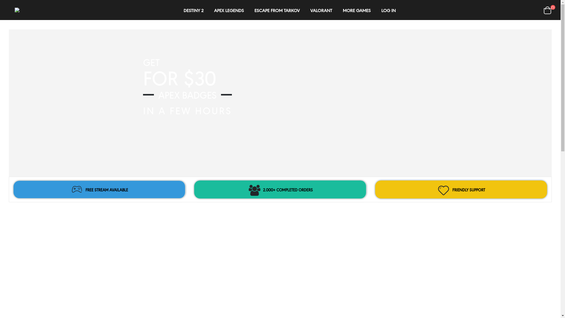 website screenshot of https://gamexboost-com.pages.dev/