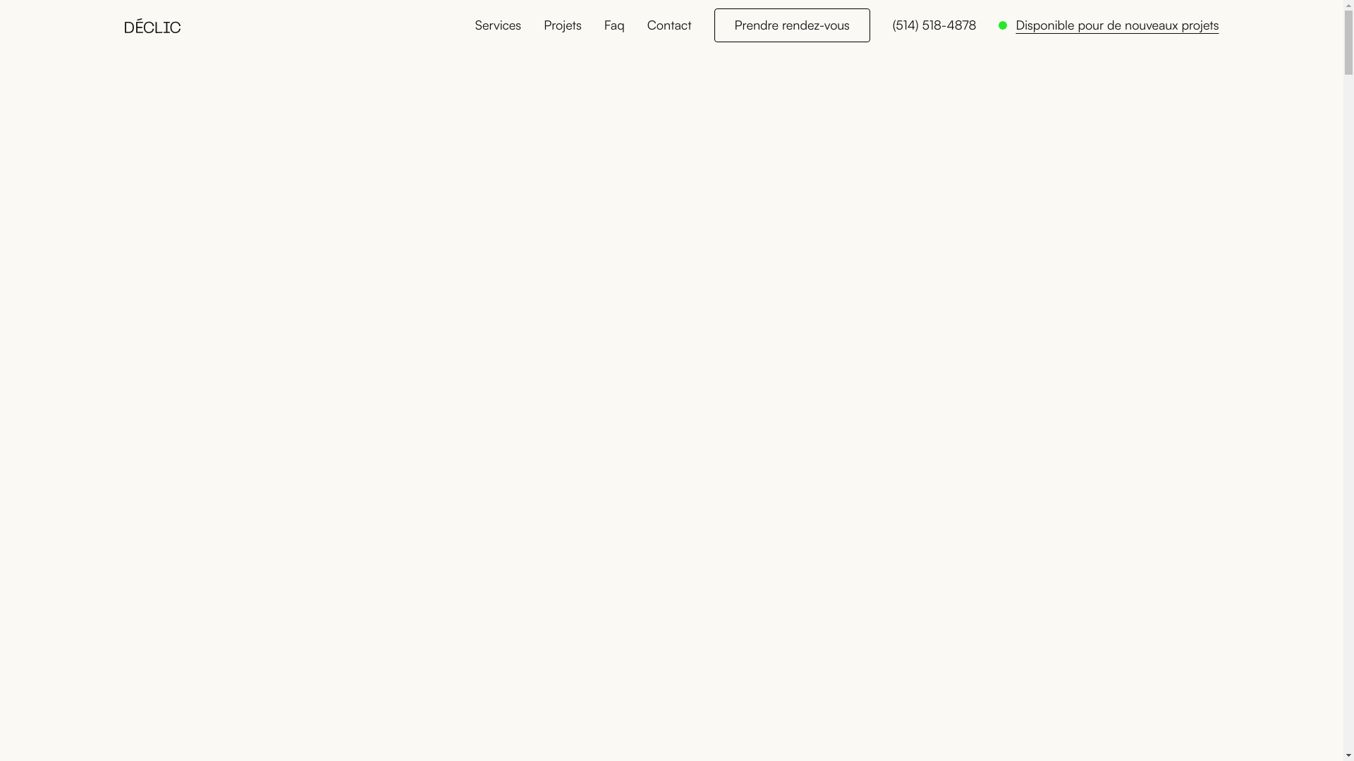 website screenshot of https://declictest.com/
