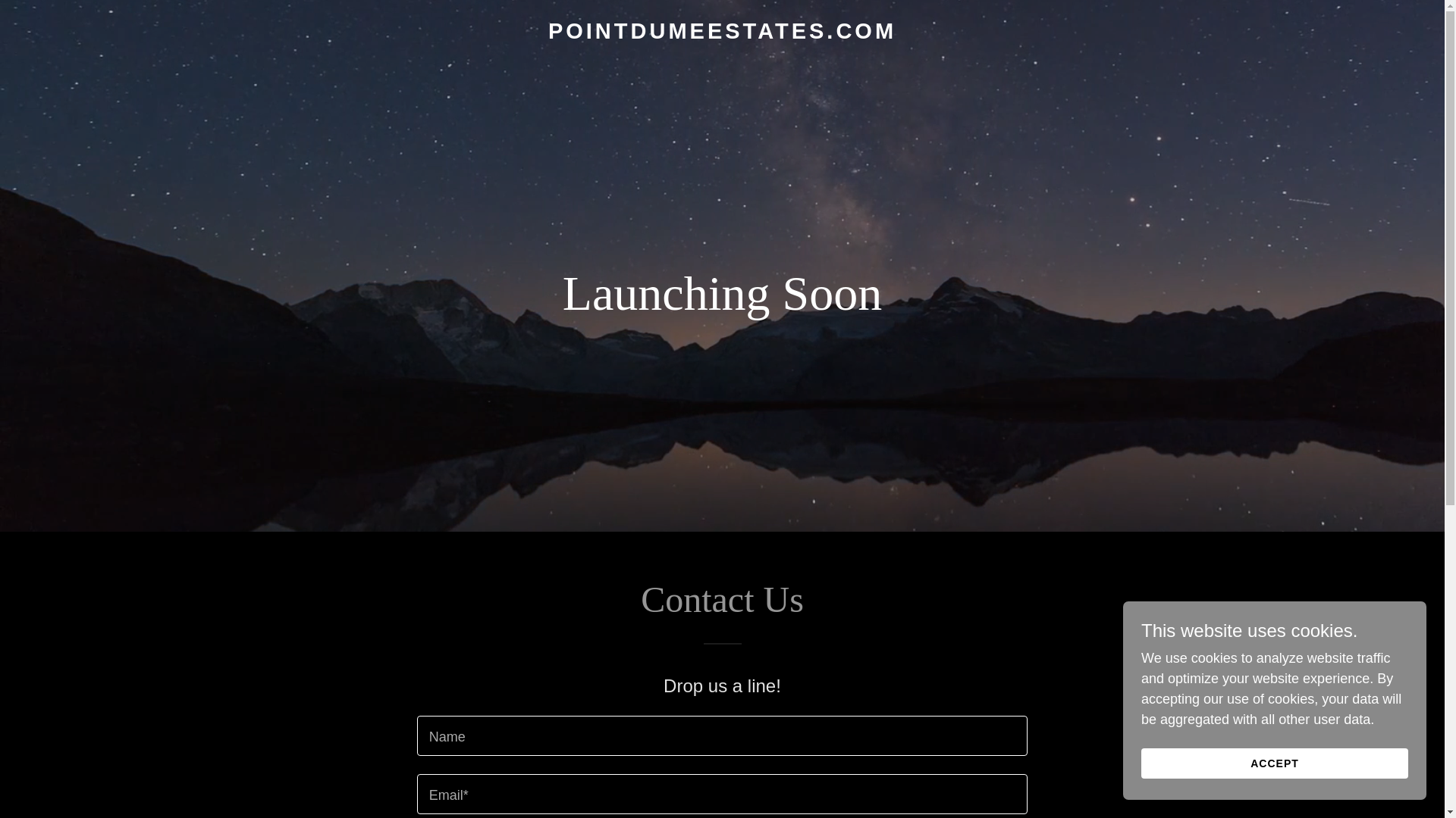 website screenshot of https://pointdumeestates.com/