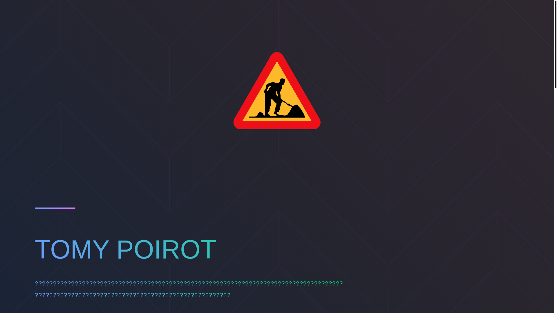 website screenshot of https://tomypoirot.fr/