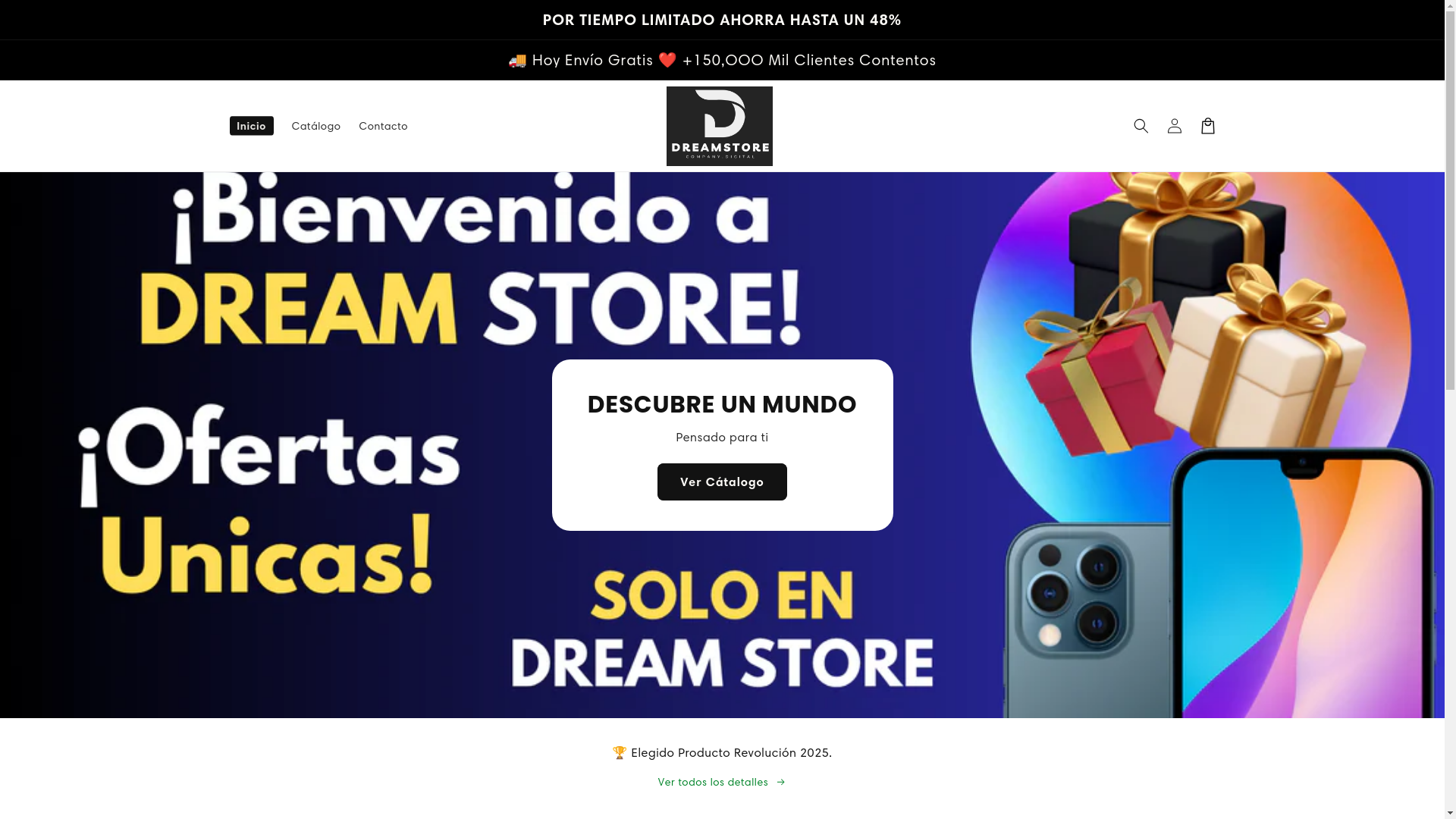 website screenshot of https://dreamstorefull.com/