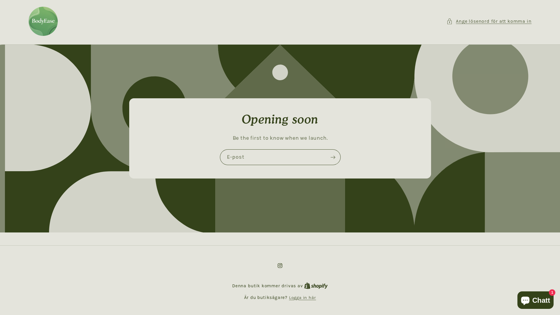 website screenshot of https://bodyease.se/