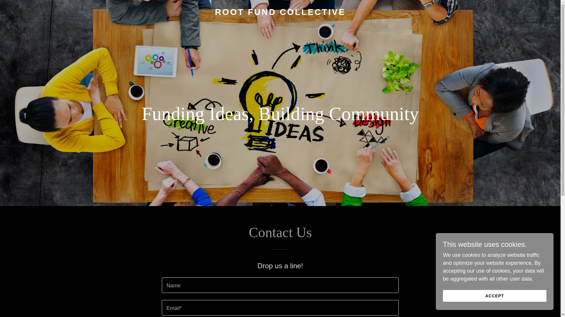 website screenshot of https://rootfundcollective.info/