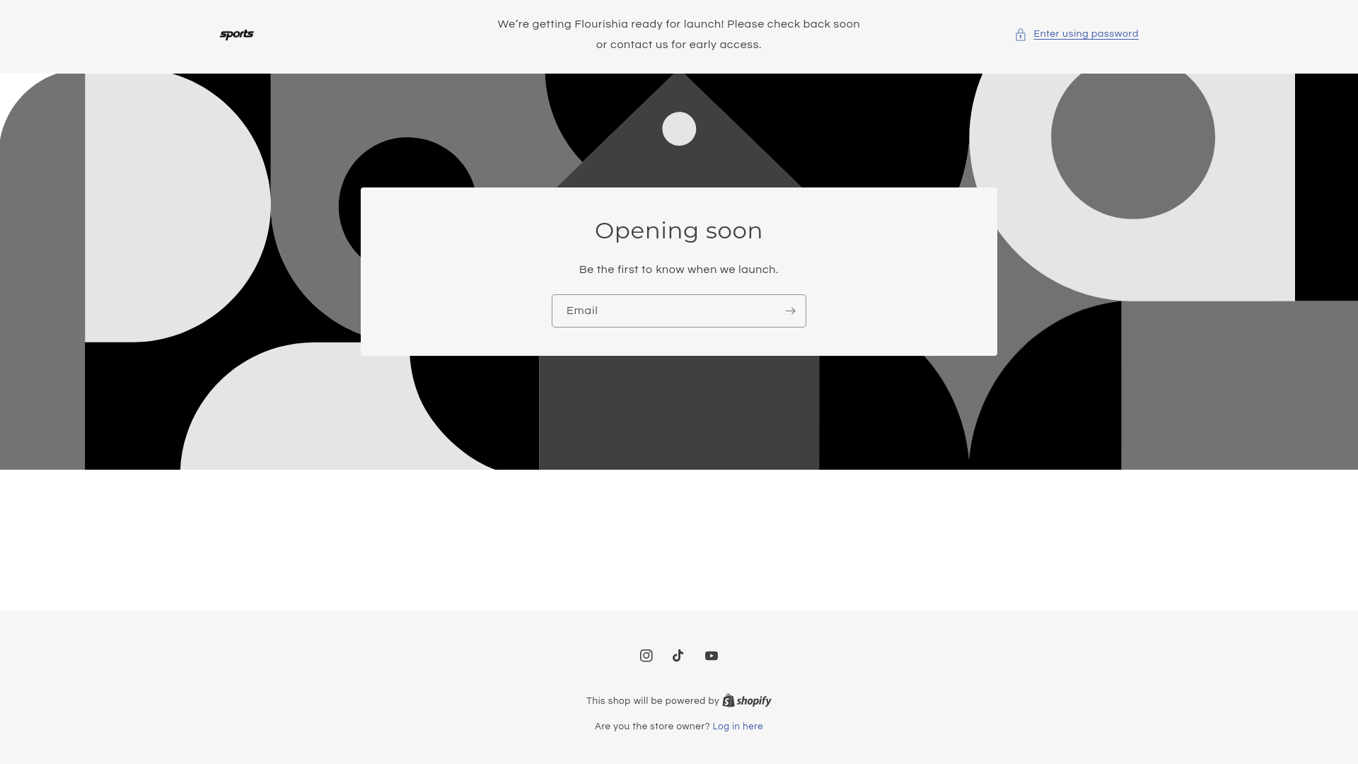 website screenshot of https://yourflourishiaworld.store/