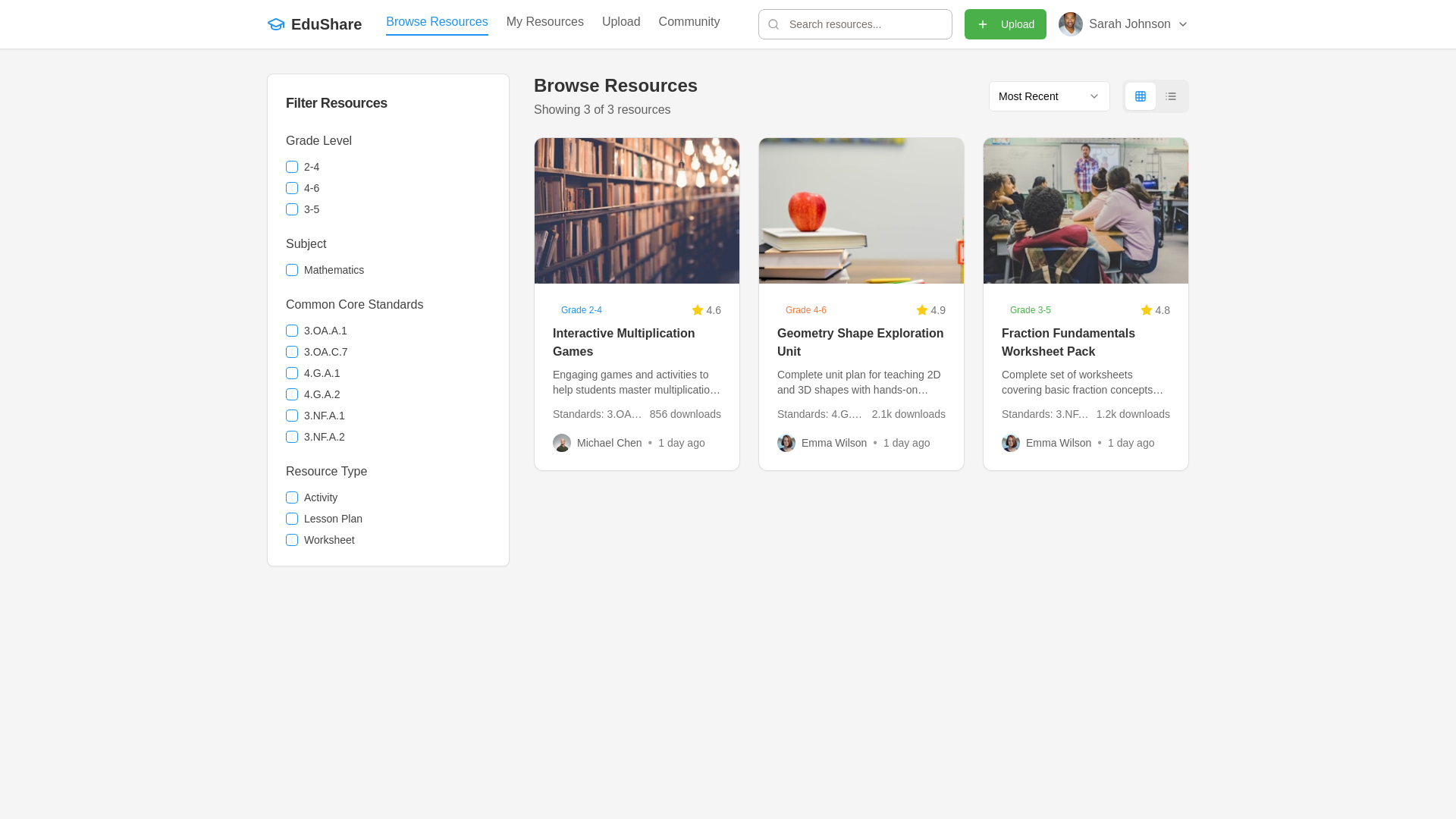 website screenshot of https://theteachingcooperative.org/
