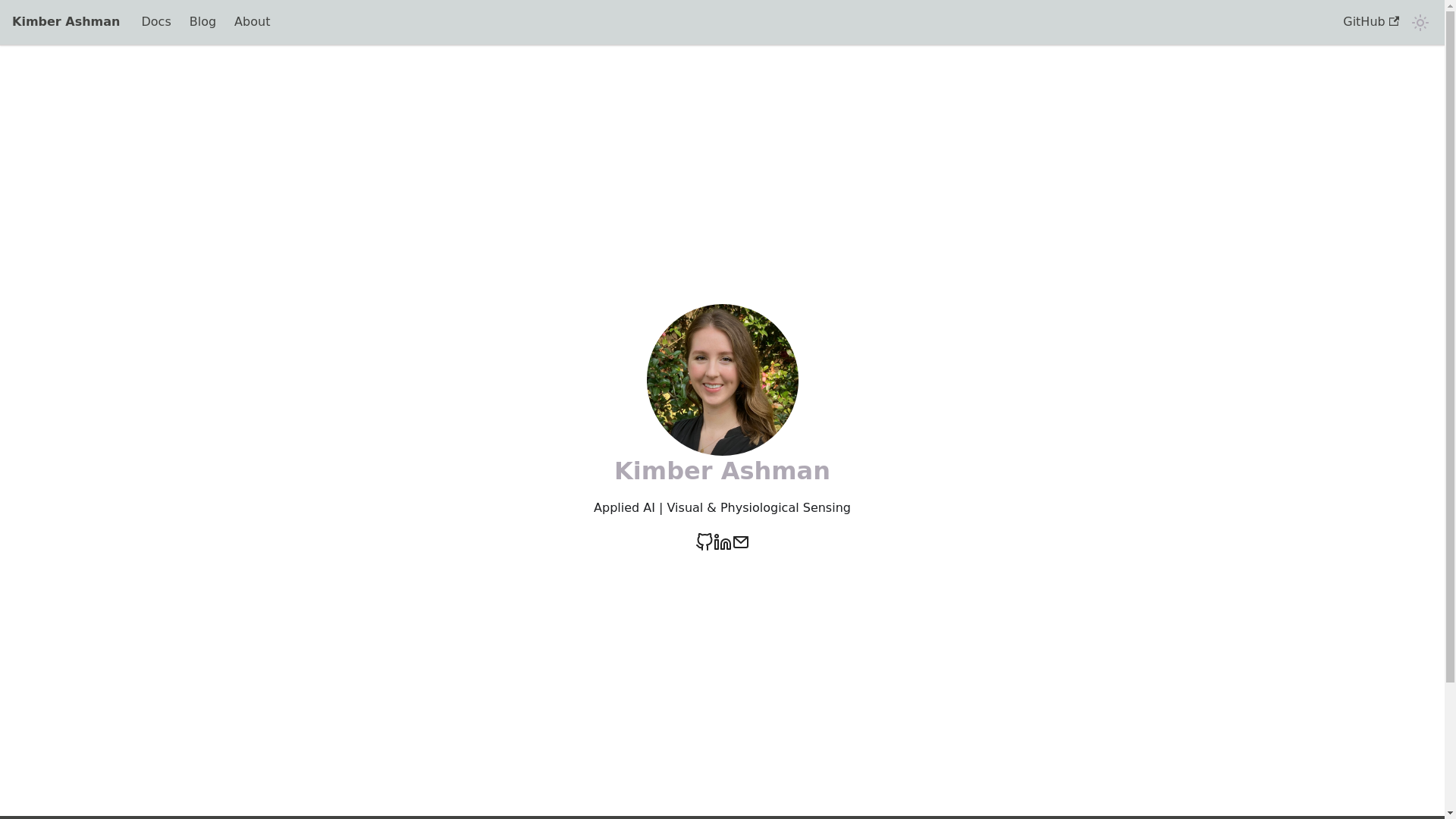 website screenshot of https://kimberashman-com.pages.dev/