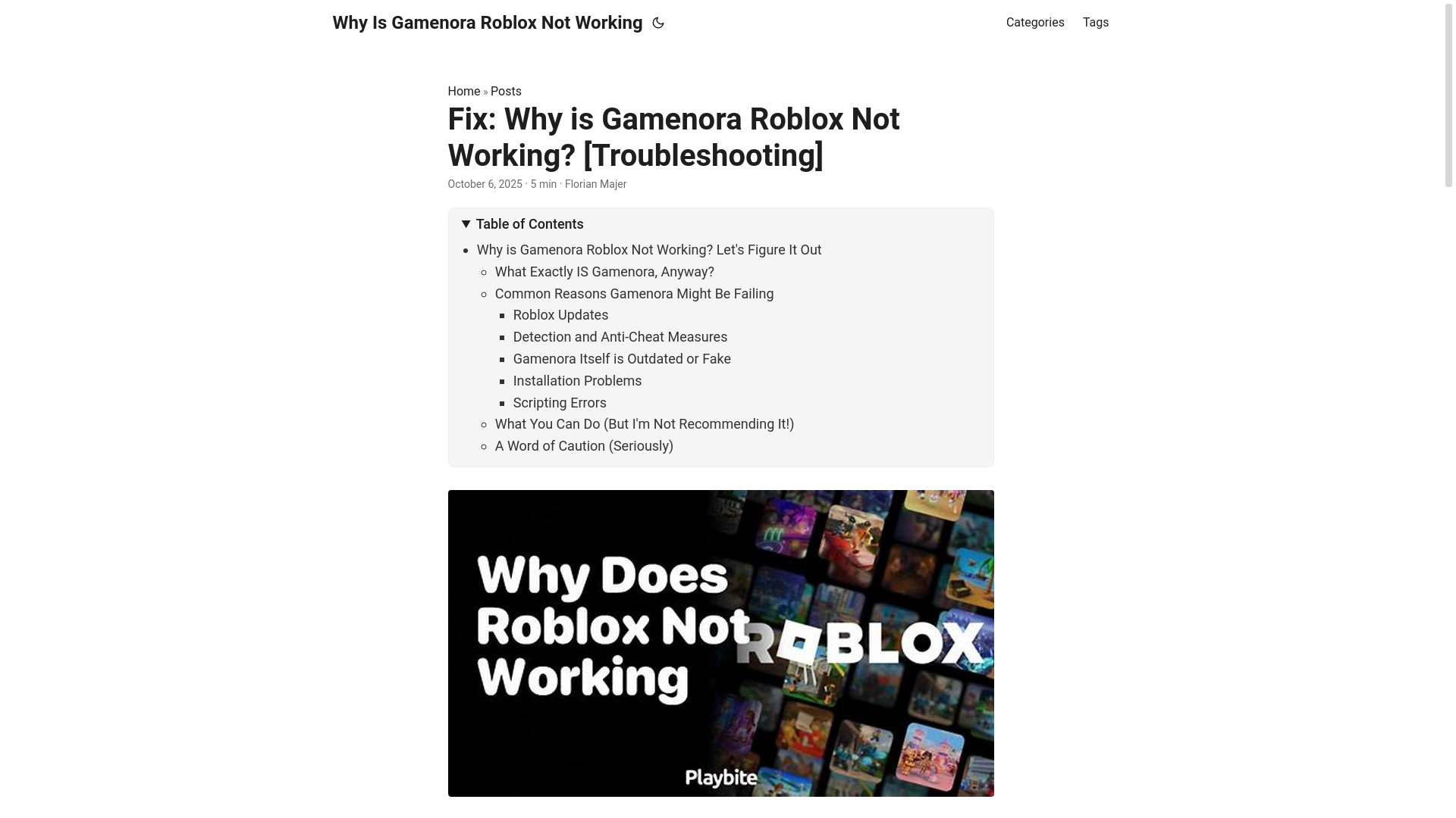 website screenshot of https://why-is-gamenora-roblox-not-working.pages.dev/